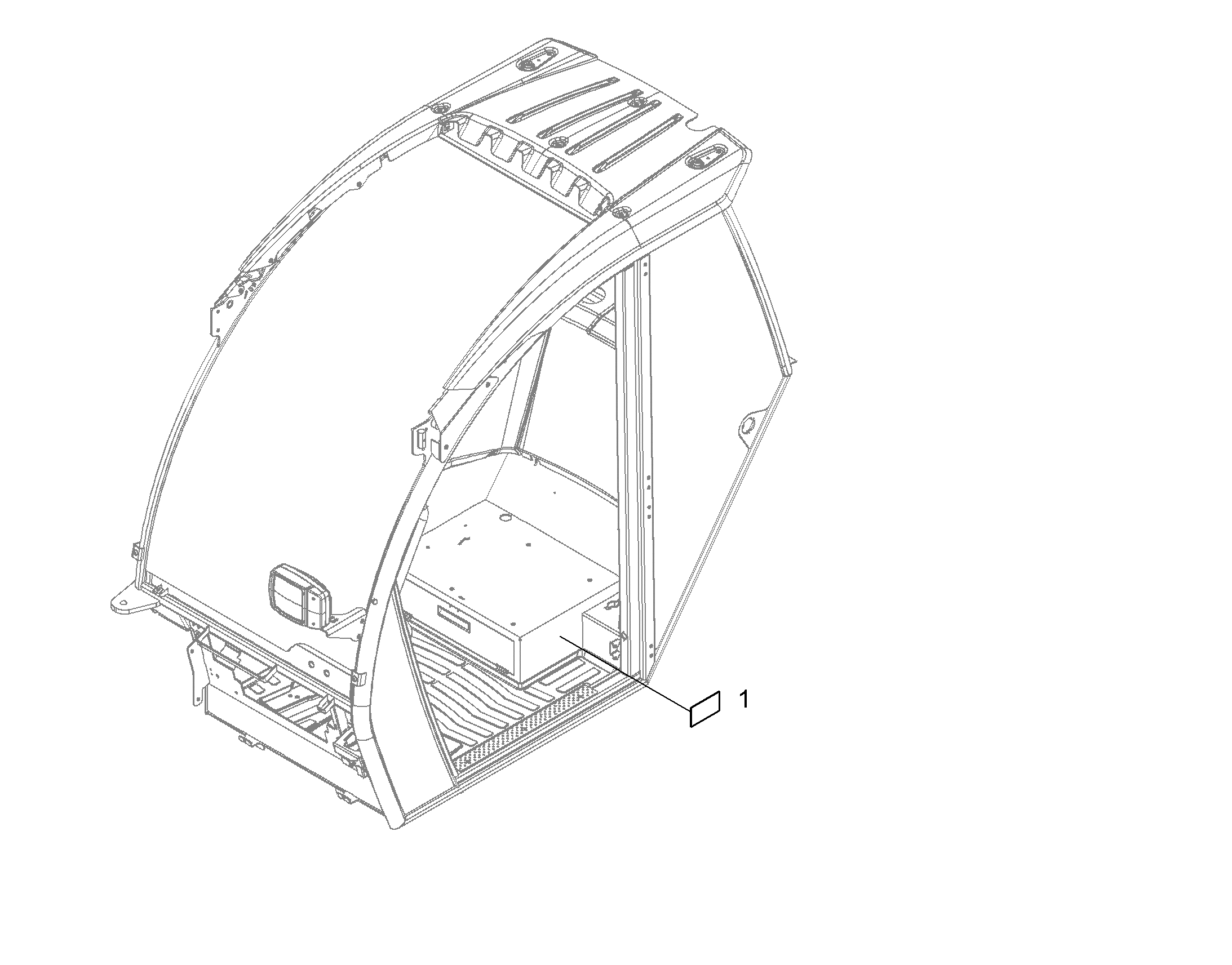 ТАБЛИЧКА ROPS 120mmX70mm 12582554 LIEBHERR