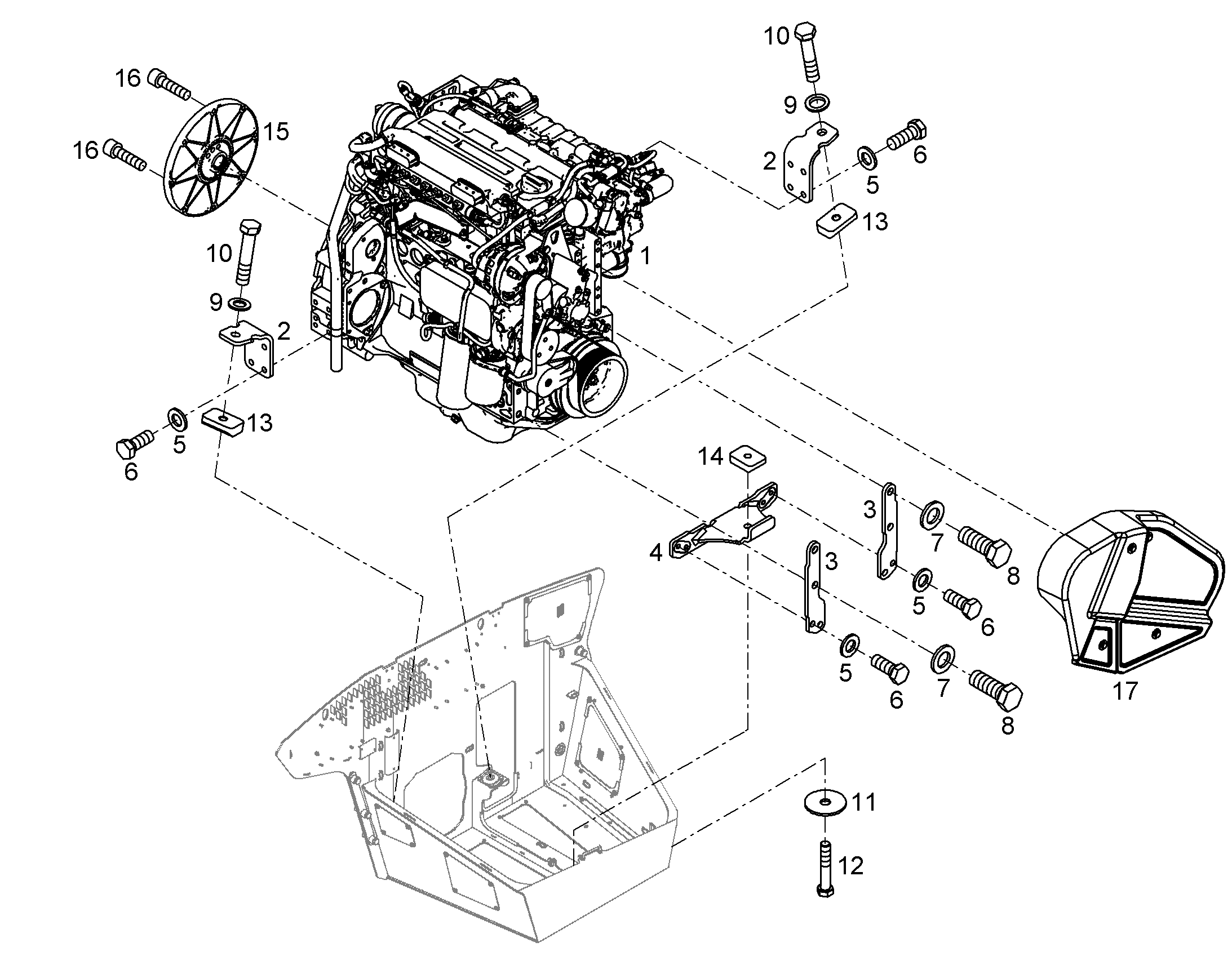 РЕМЕННОЙ КОЖУХ 12546035 LIEBHERR