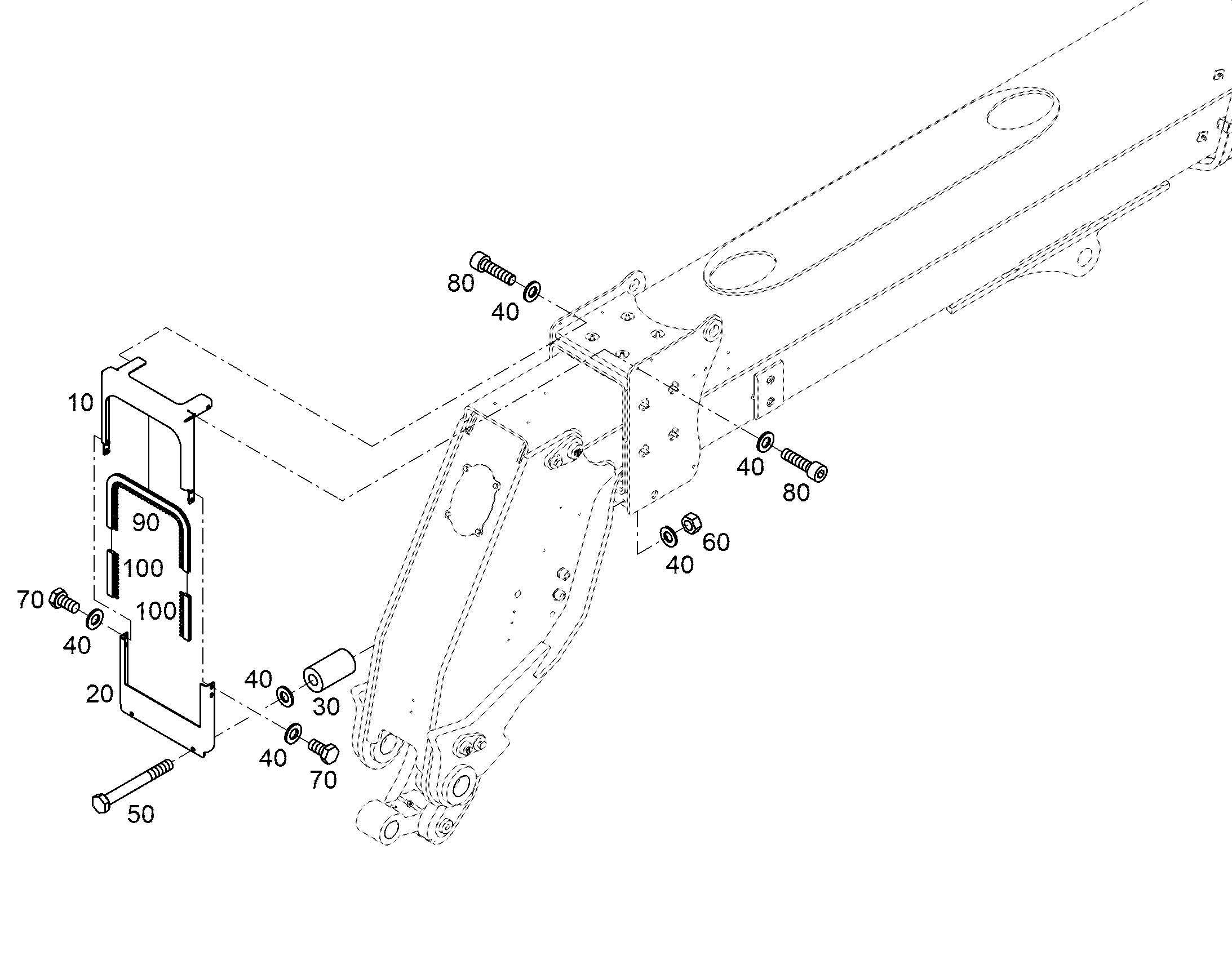 ГИЛЬЗА РАСПОРНАЯ 9X20X35 12503626 LIEBHERR