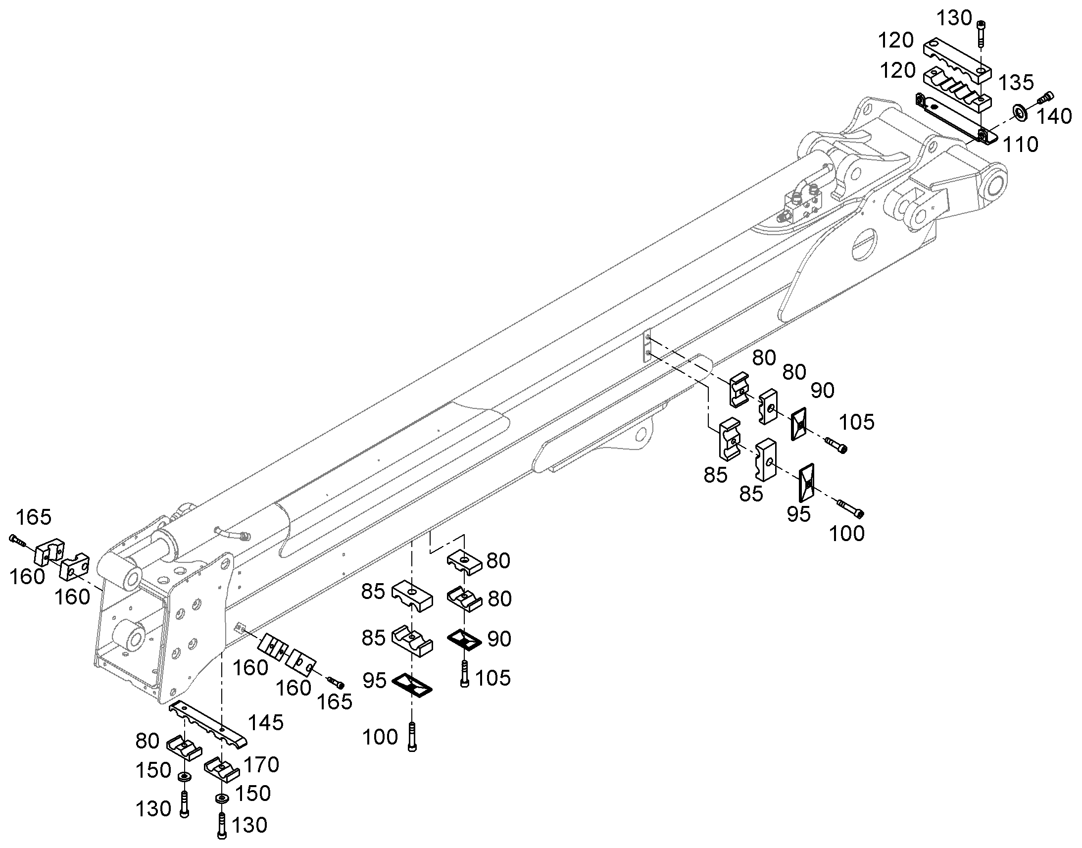 КЛЕММА ПОЛОВИННАЯ G 16 16 PA 6 12552298 LIEBHERR