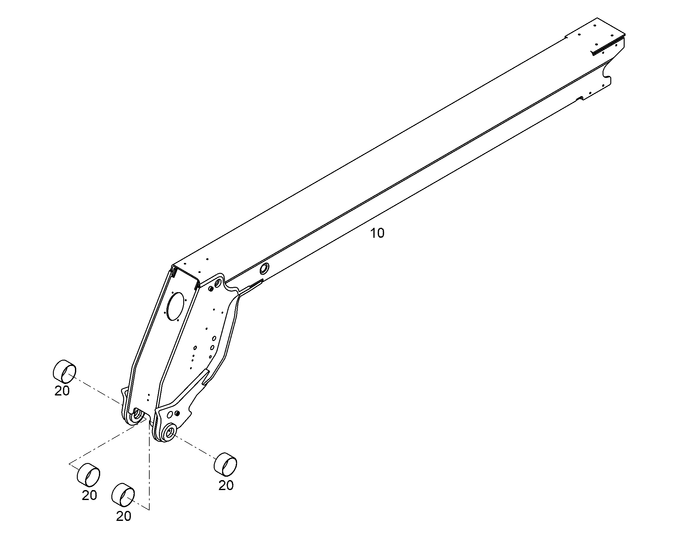 ТЕЛЕСКОПИЧЕСКИЙ ЭЛЕМЕНТ 12566318 LIEBHERR