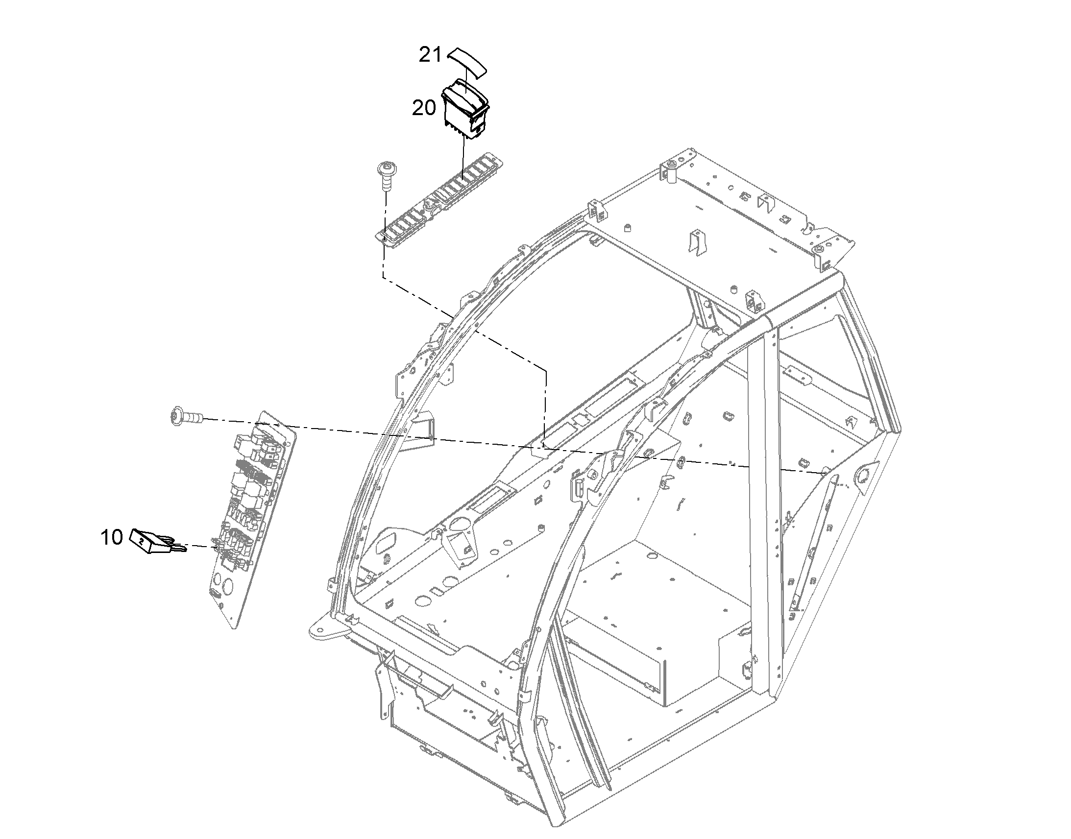 ВСТАВКА С СИМВОЛОМ 15mmX44mm 11838420 LIEBHERR