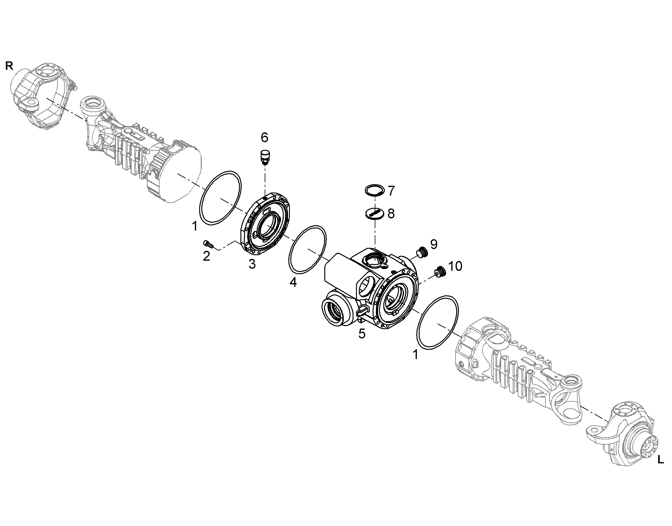 КОРПУС 12246983 LIEBHERR