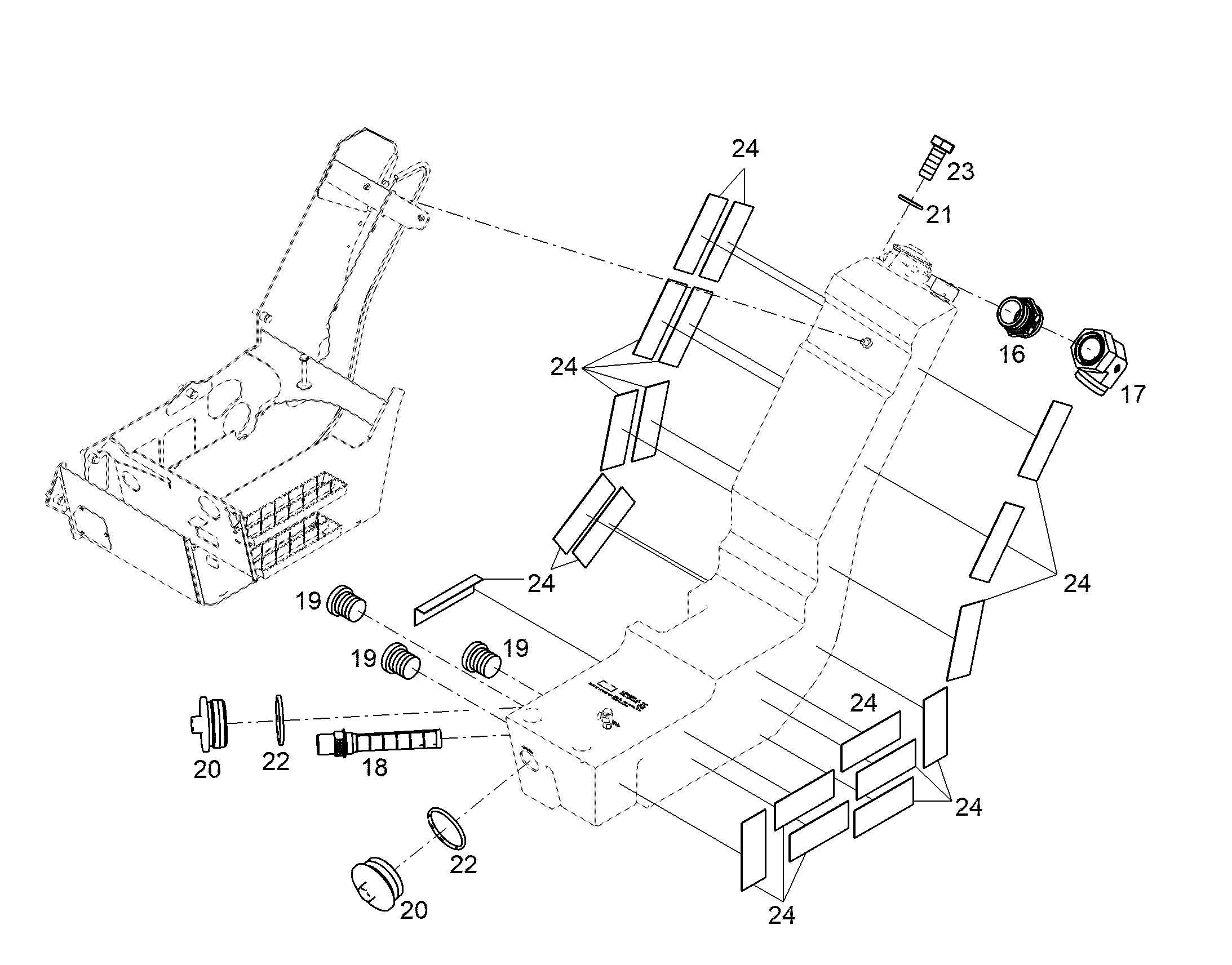 ЗАГЛУШКА РЕЗЬБОВАЯ G 1 1/2' 12590410 LIEBHERR