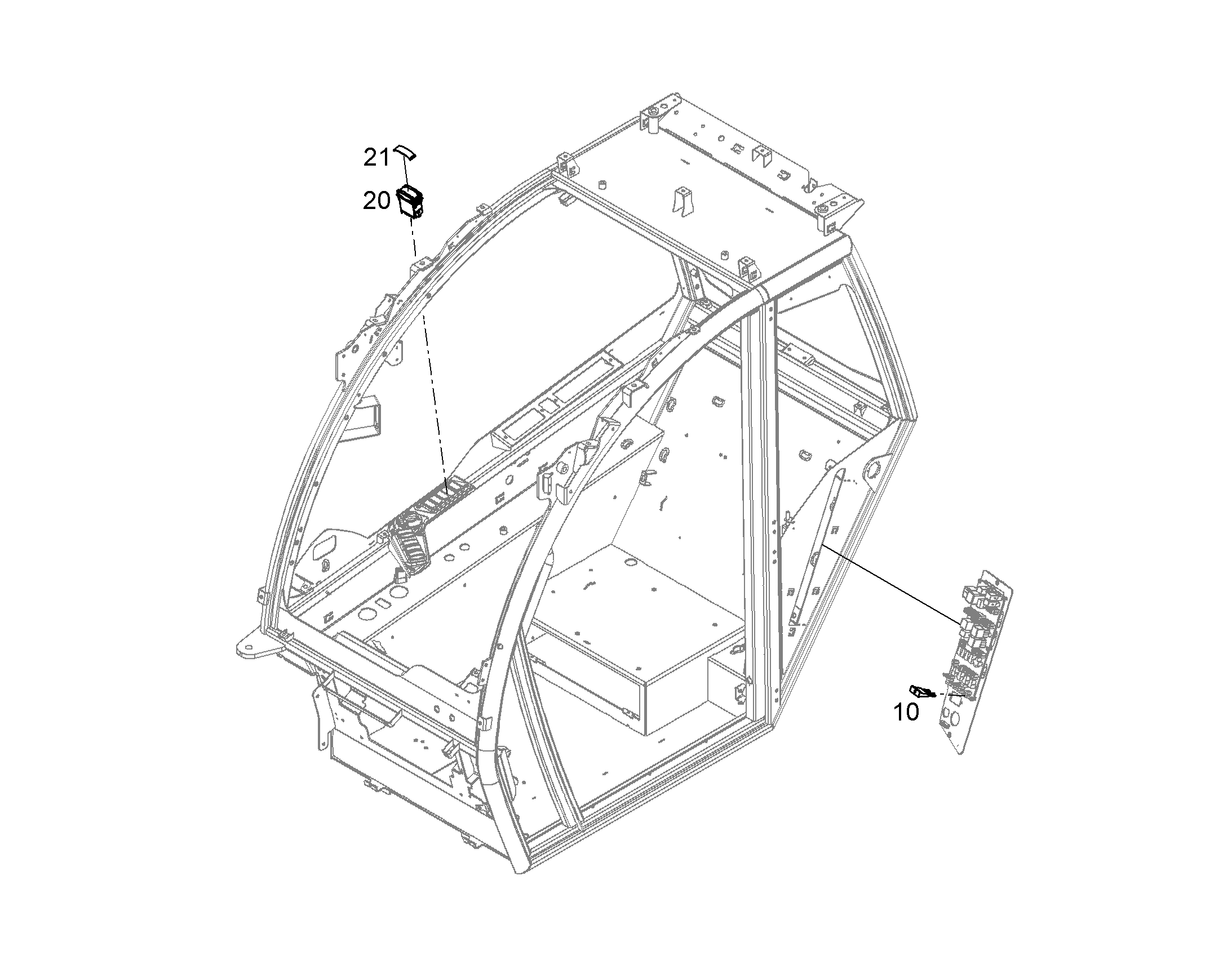 ВСТАВКА С СИМВОЛОМ 15mmX44mm 11838428 LIEBHERR