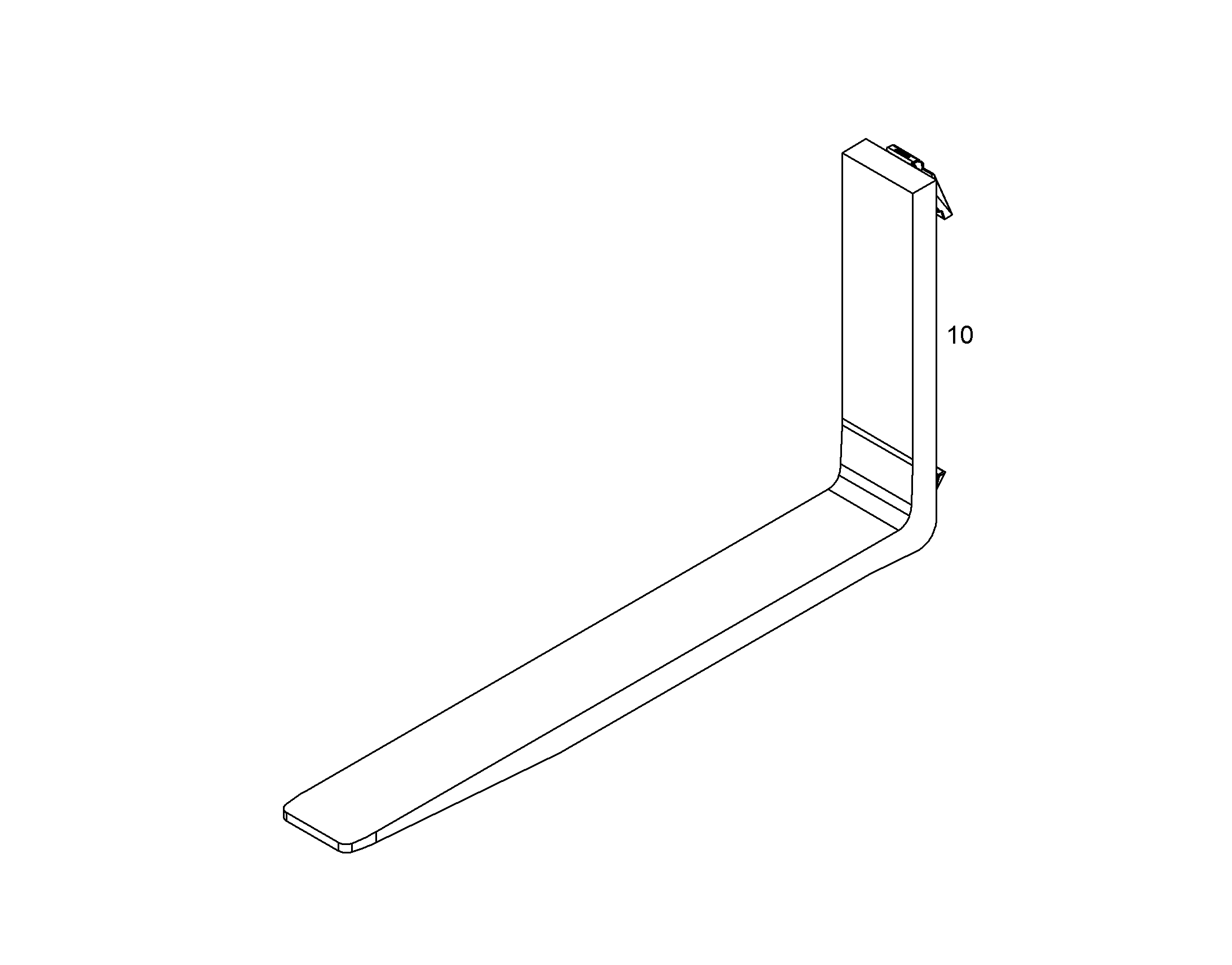ЗУБЕЦ ВИЛКИ 1200X50X150 12212506 LIEBHERR