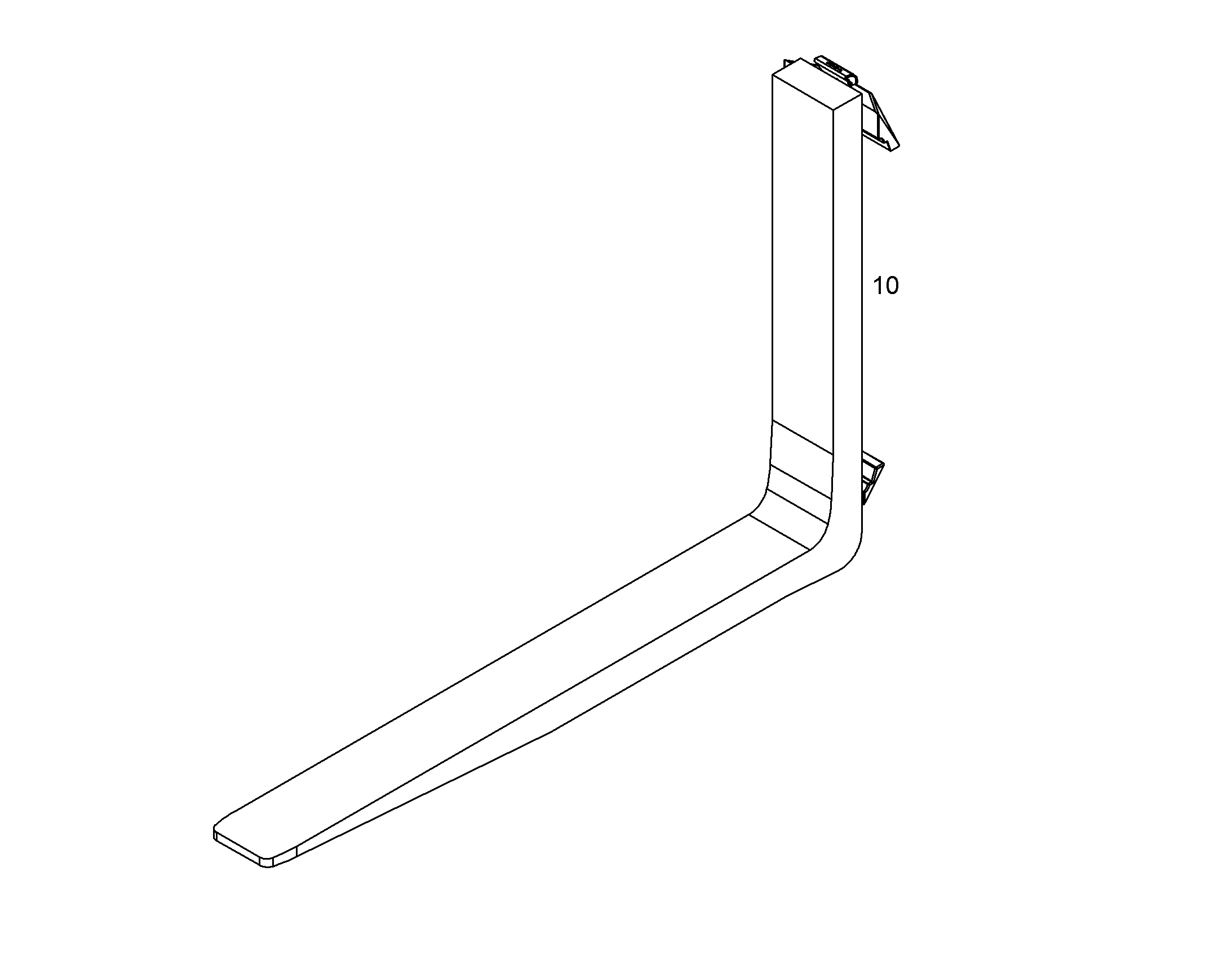 ЗУБЕЦ ВИЛКИ 1200X60X130 12212509 LIEBHERR
