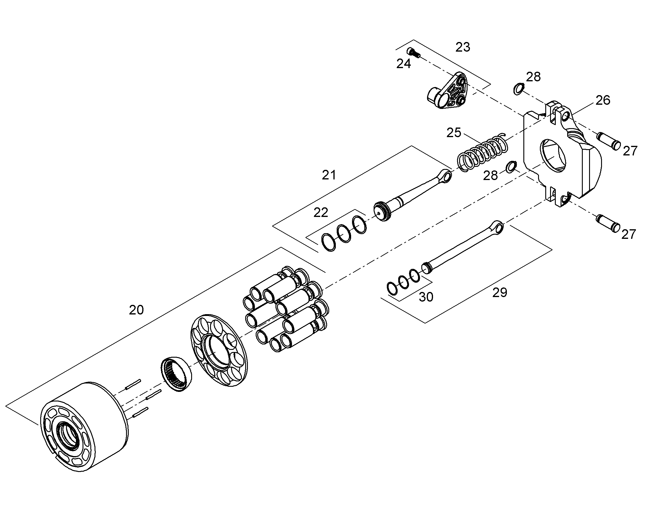 БЛОК ЦИЛИНДРОВ В СБОРЕ 12236497 LIEBHERR