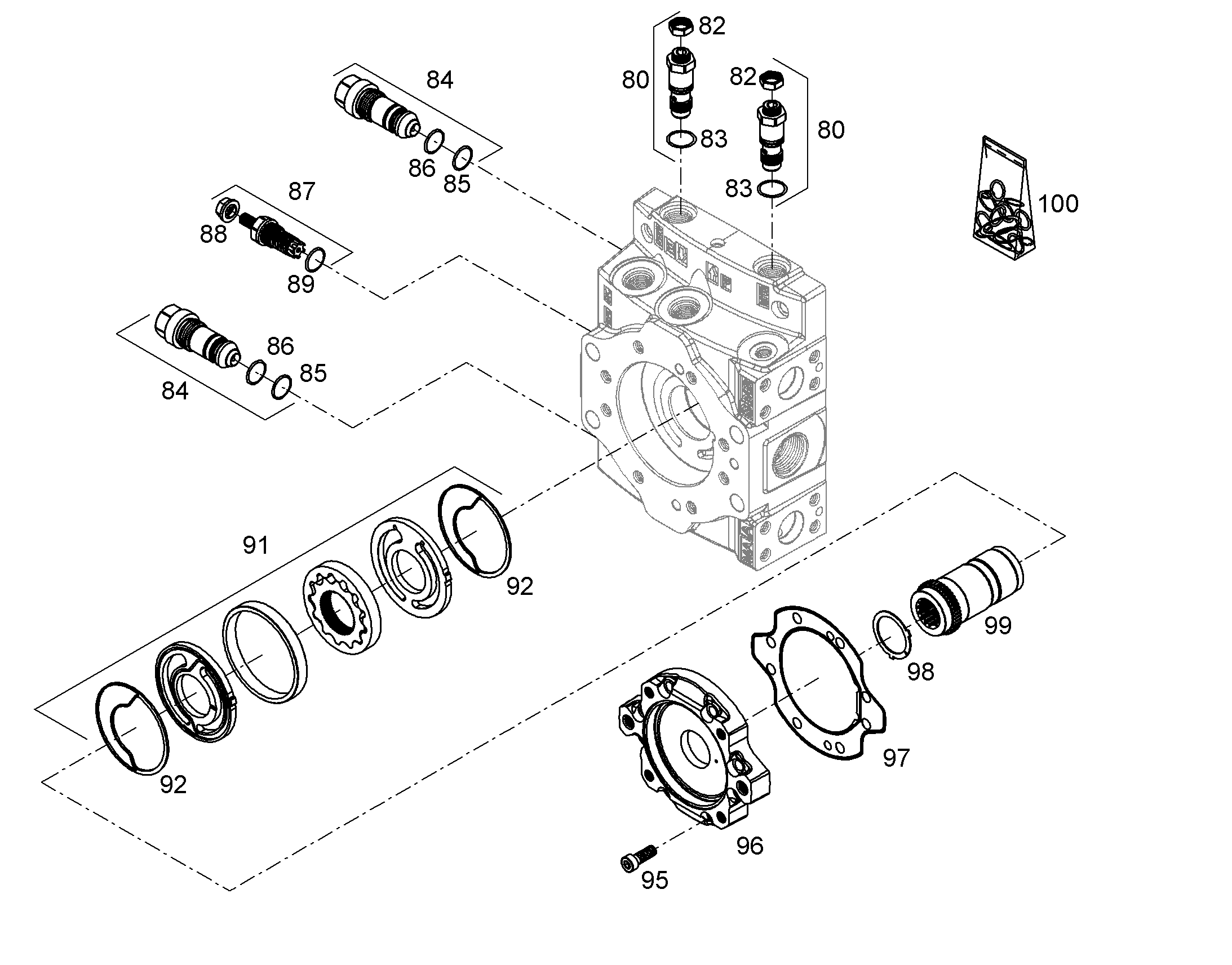 КОМПЛЕКТ УПЛОТНЕНИЙ 12236938 LIEBHERR
