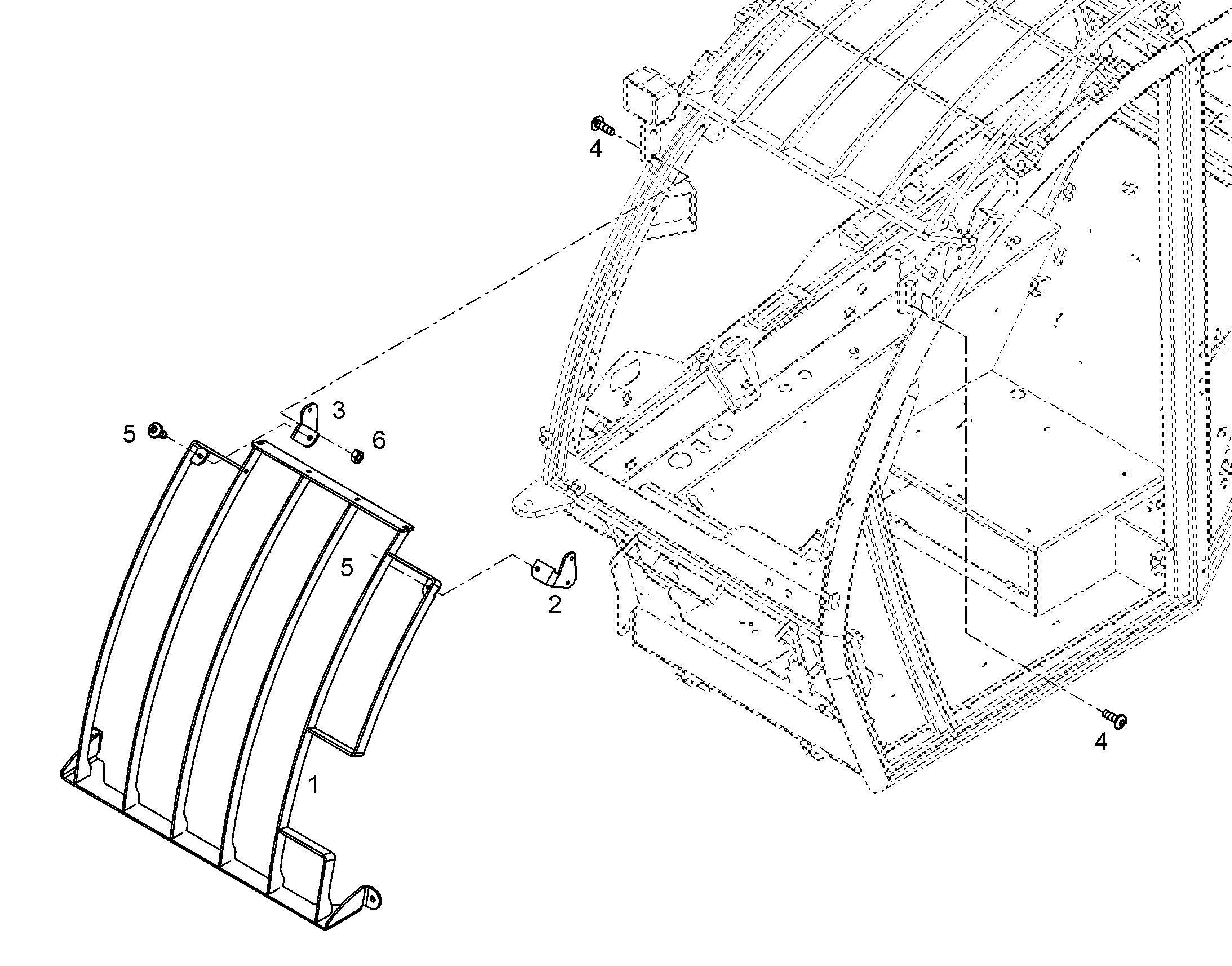 КРЕПЛЕНИЕ 12464626 LIEBHERR