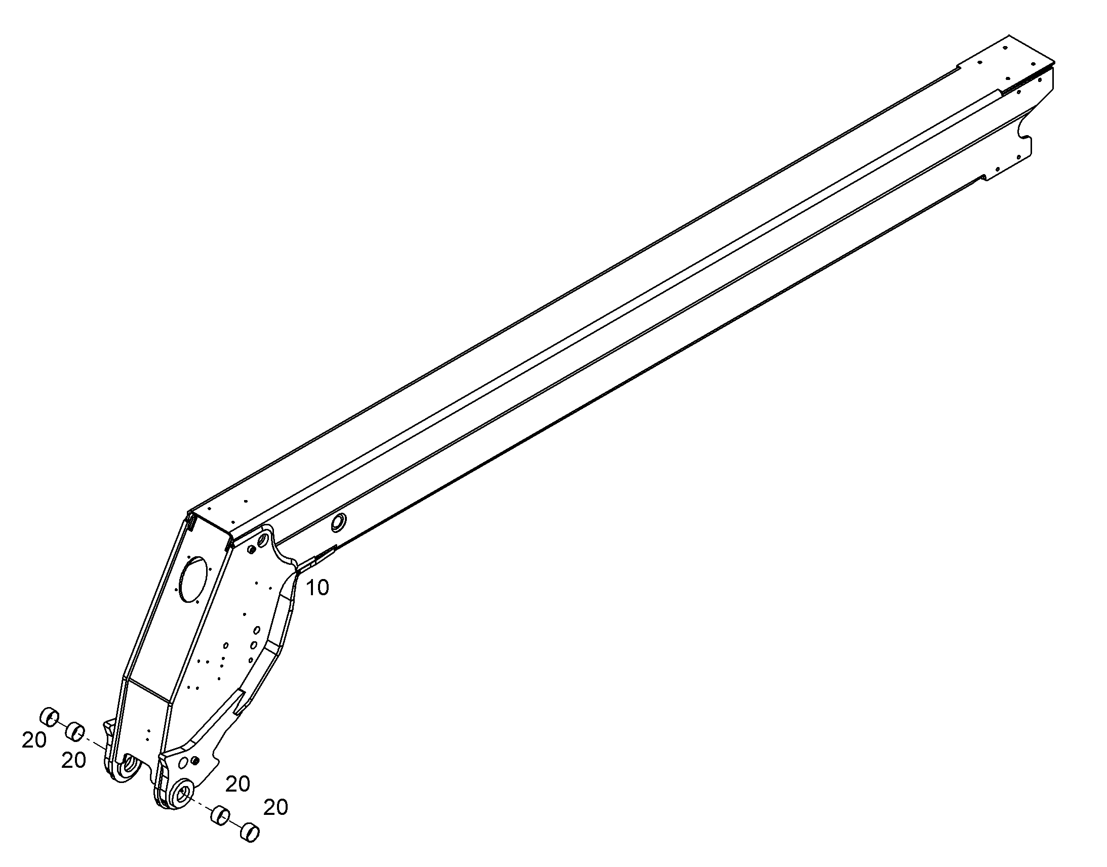 ТЕЛЕСКОПИЧЕСКИЙ ЭЛЕМЕНТ 12436251 LIEBHERR