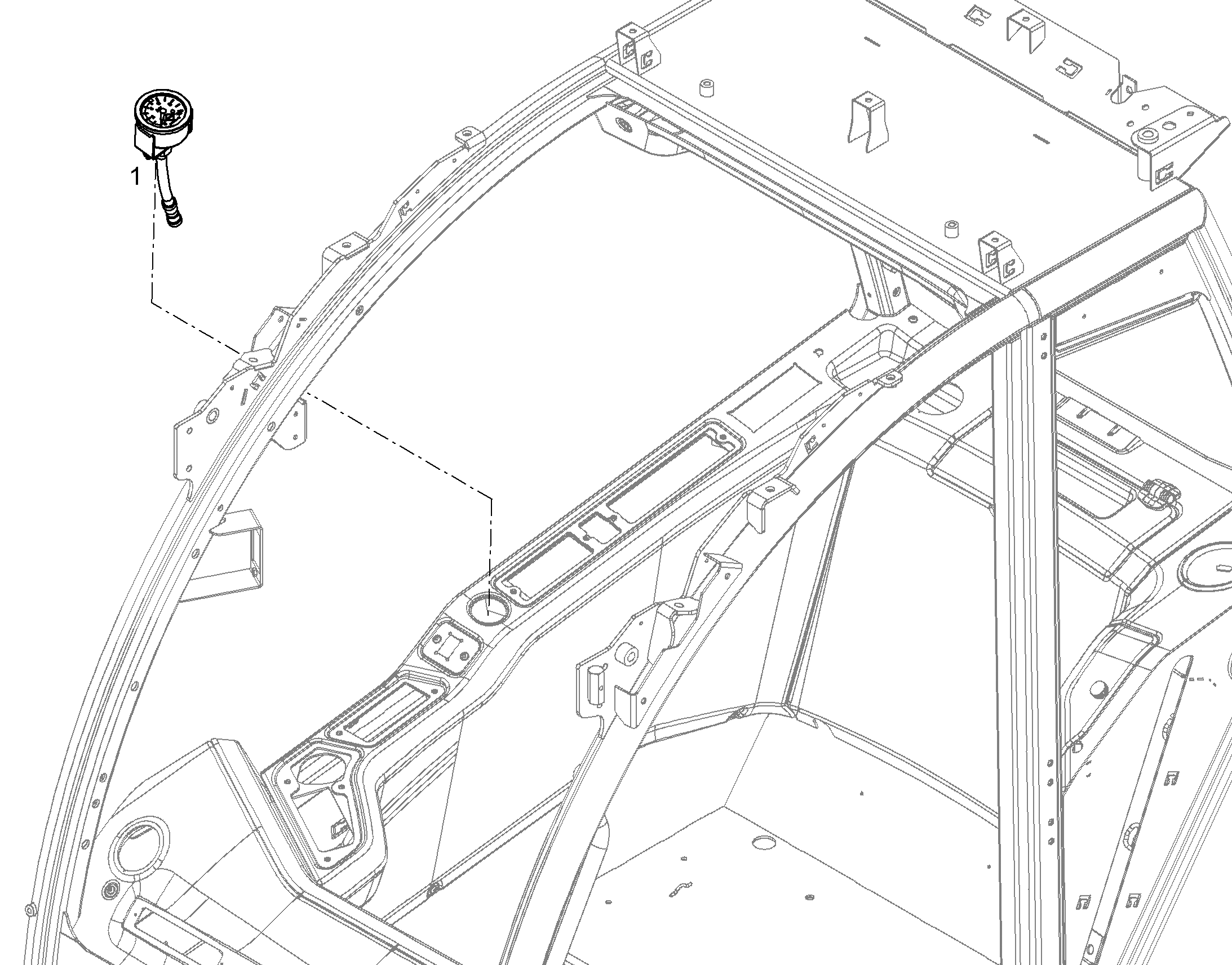 ПНЕВМОУСТРОЙСТВО 12223884 LIEBHERR