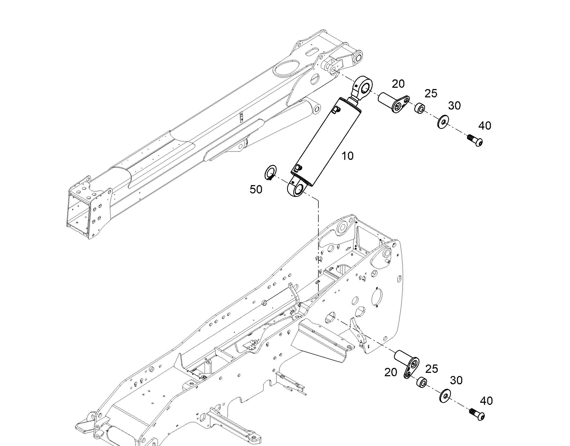 ГИДРОЦИЛИНДР 12230857 LIEBHERR