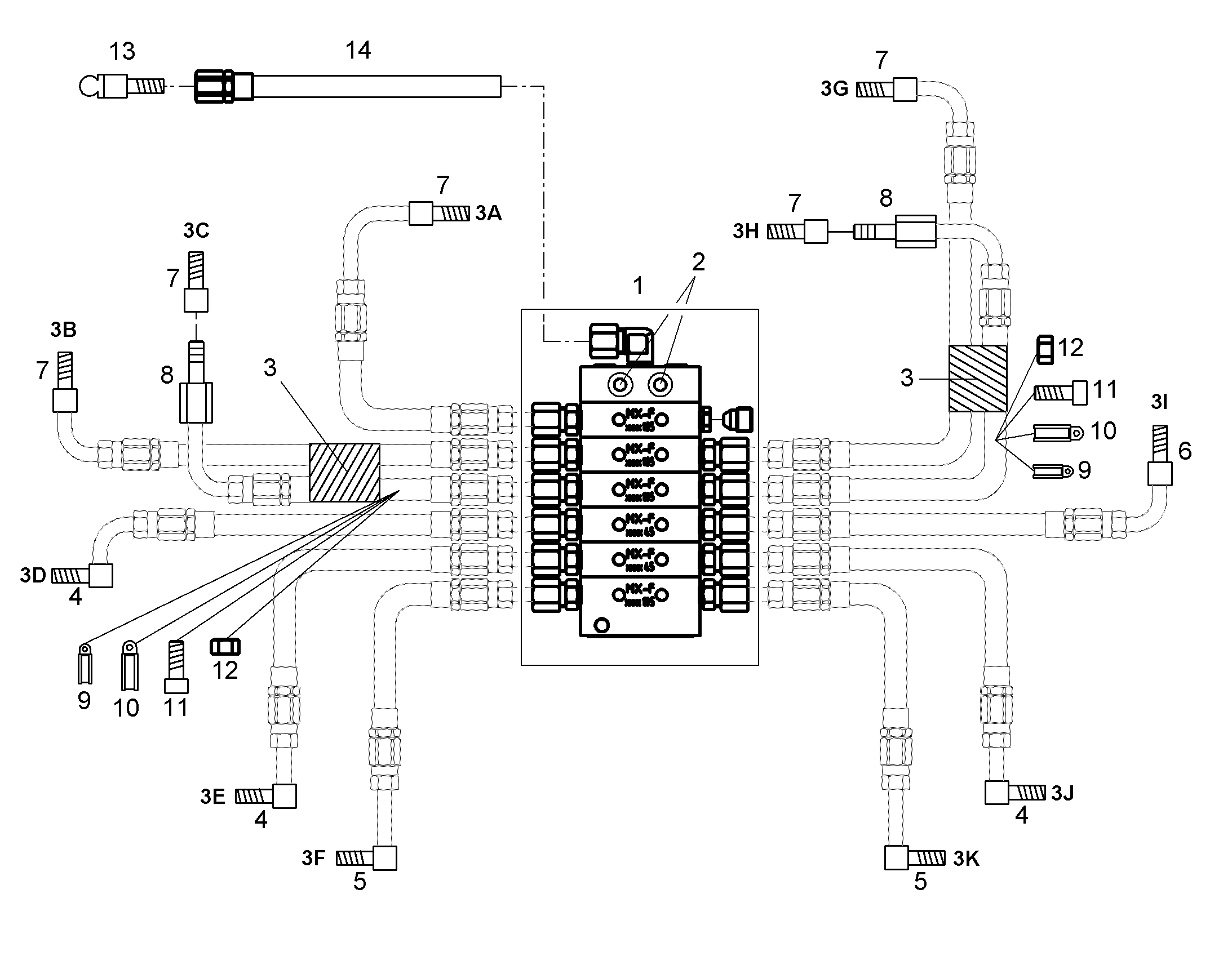 БОЛТ С ЦИЛИНДР. ГОЛОВК. M6X16 12242267 LIEBHERR