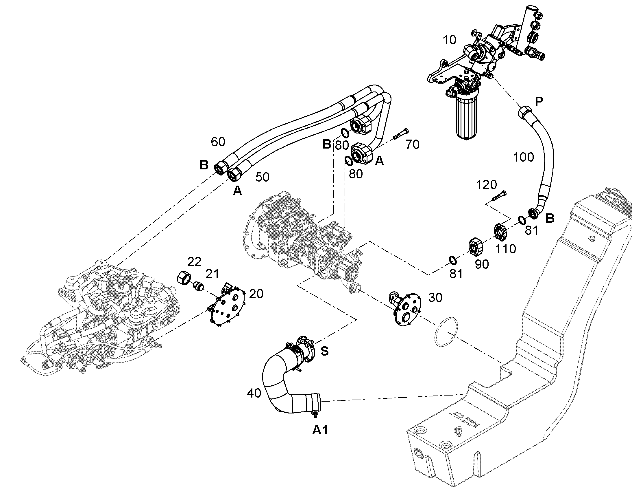 МОНТАЖ КЛАПАНОВ 12832671 LIEBHERR