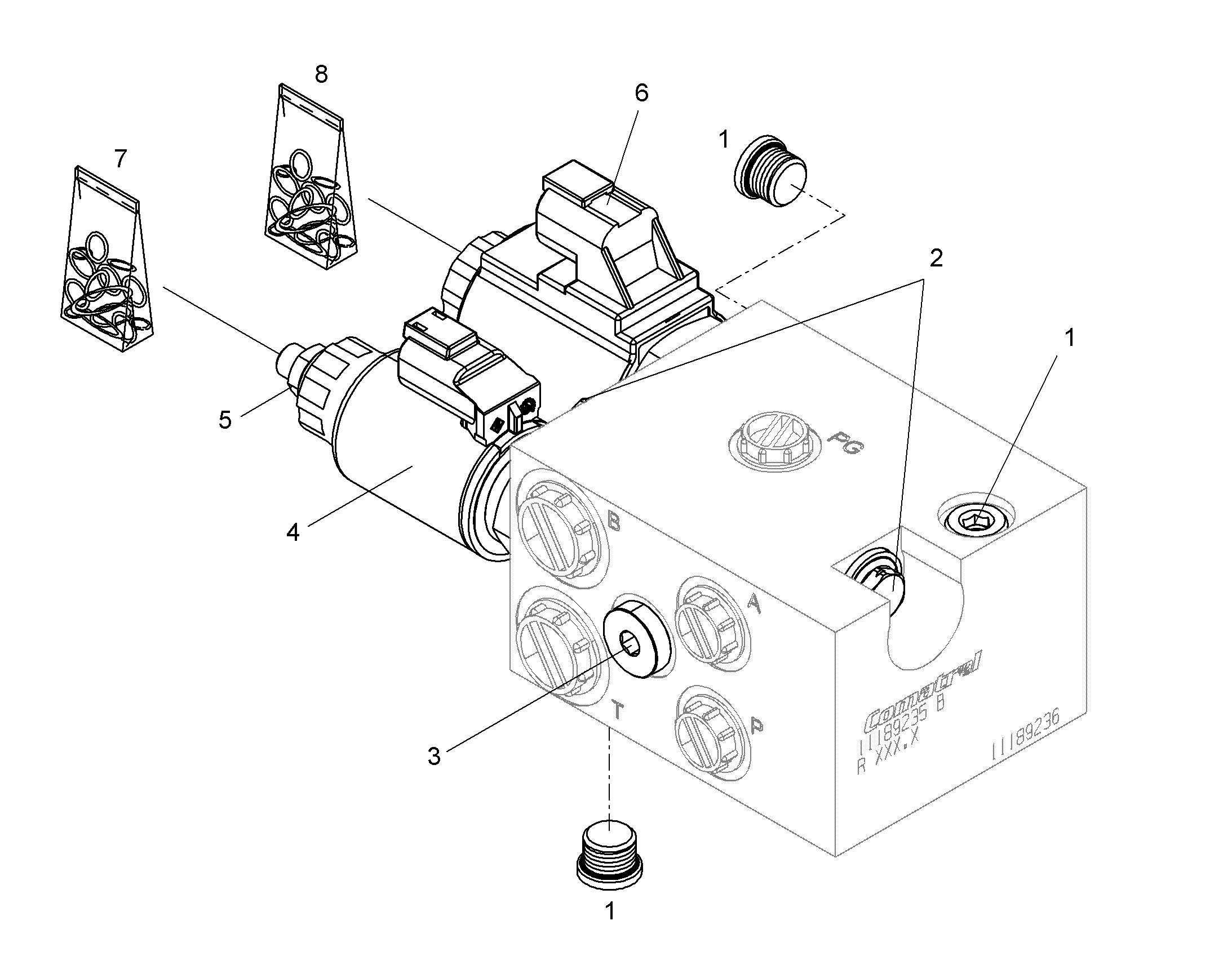 ЗАГЛУШКА РЕЗЬБОВАЯ 12242905 LIEBHERR