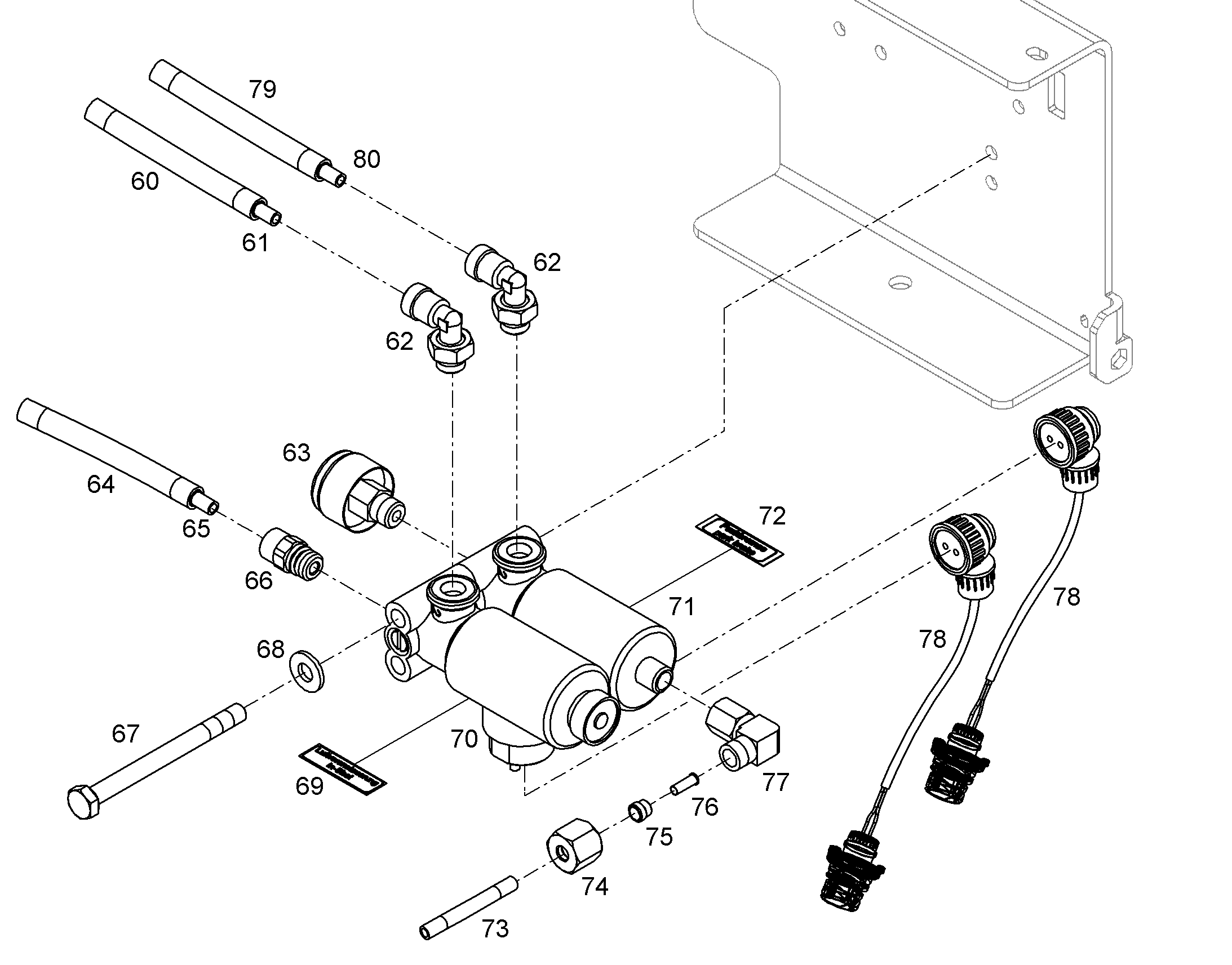 НАКЛЕЙКА PARKBREMSE 12230714 LIEBHERR