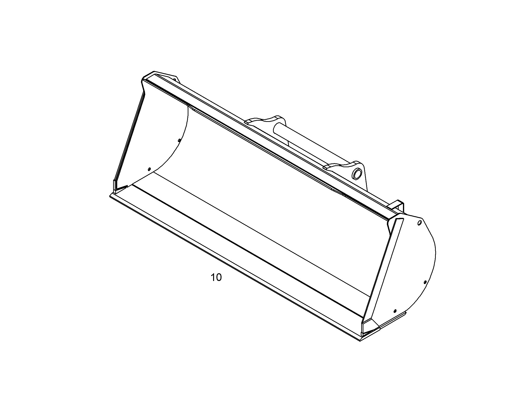 КОВШ 2500mm 1,2m³ 12568639 LIEBHERR