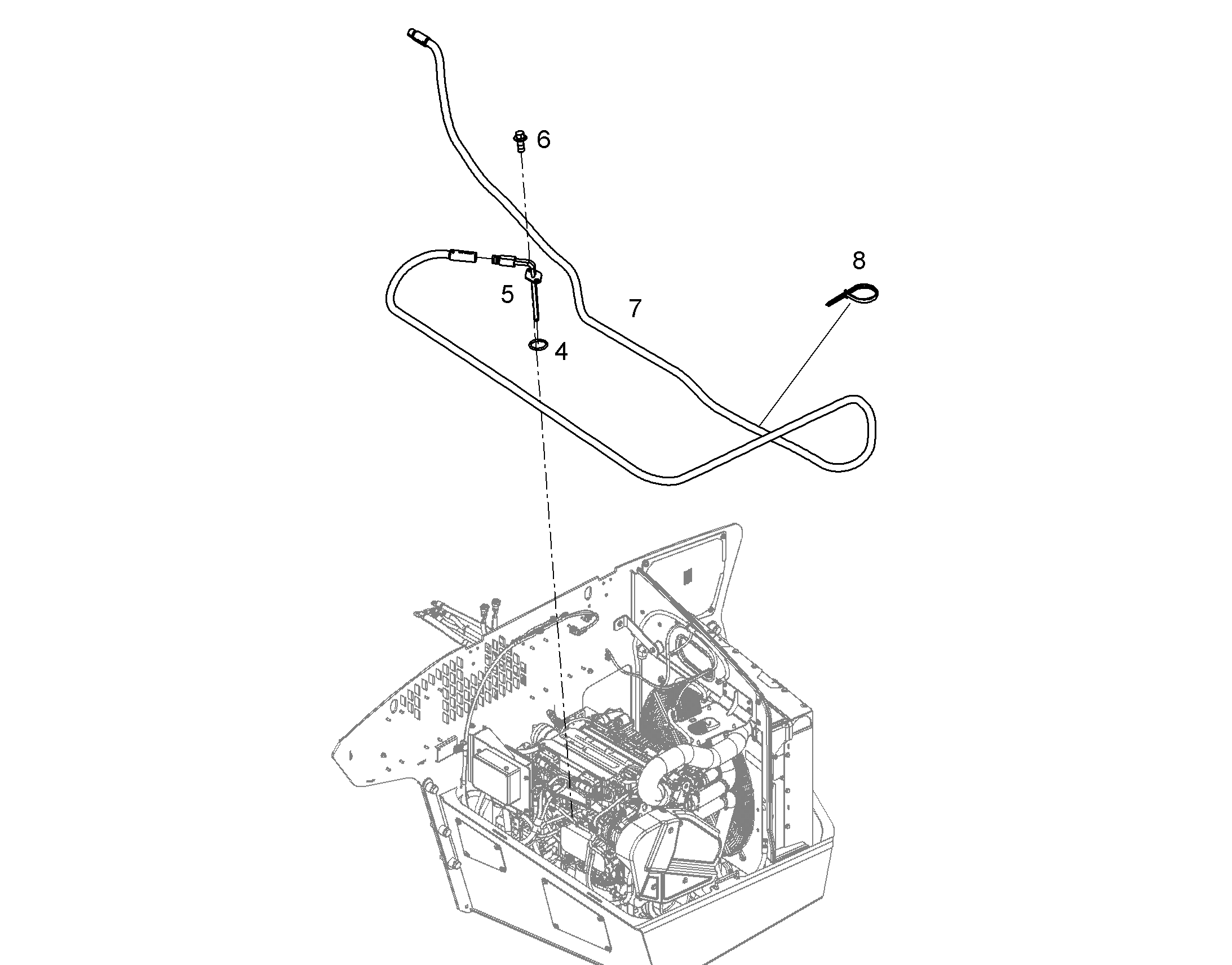 КАБЕЛЬ СОЕДИНИТЕЛЬНЫЙ 1,5MM2 3m 12230164 LIEBHERR