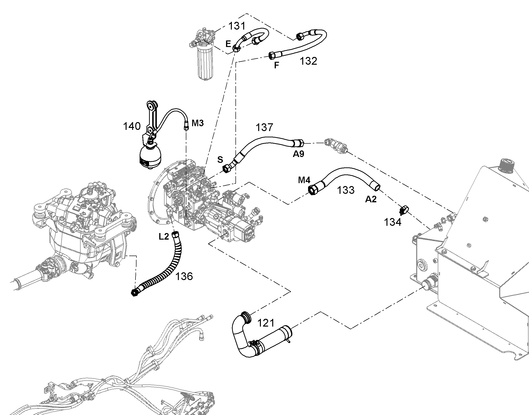 ЭЛЕМЕНТЫ МОНТАЖНЫЕ 12889461 LIEBHERR