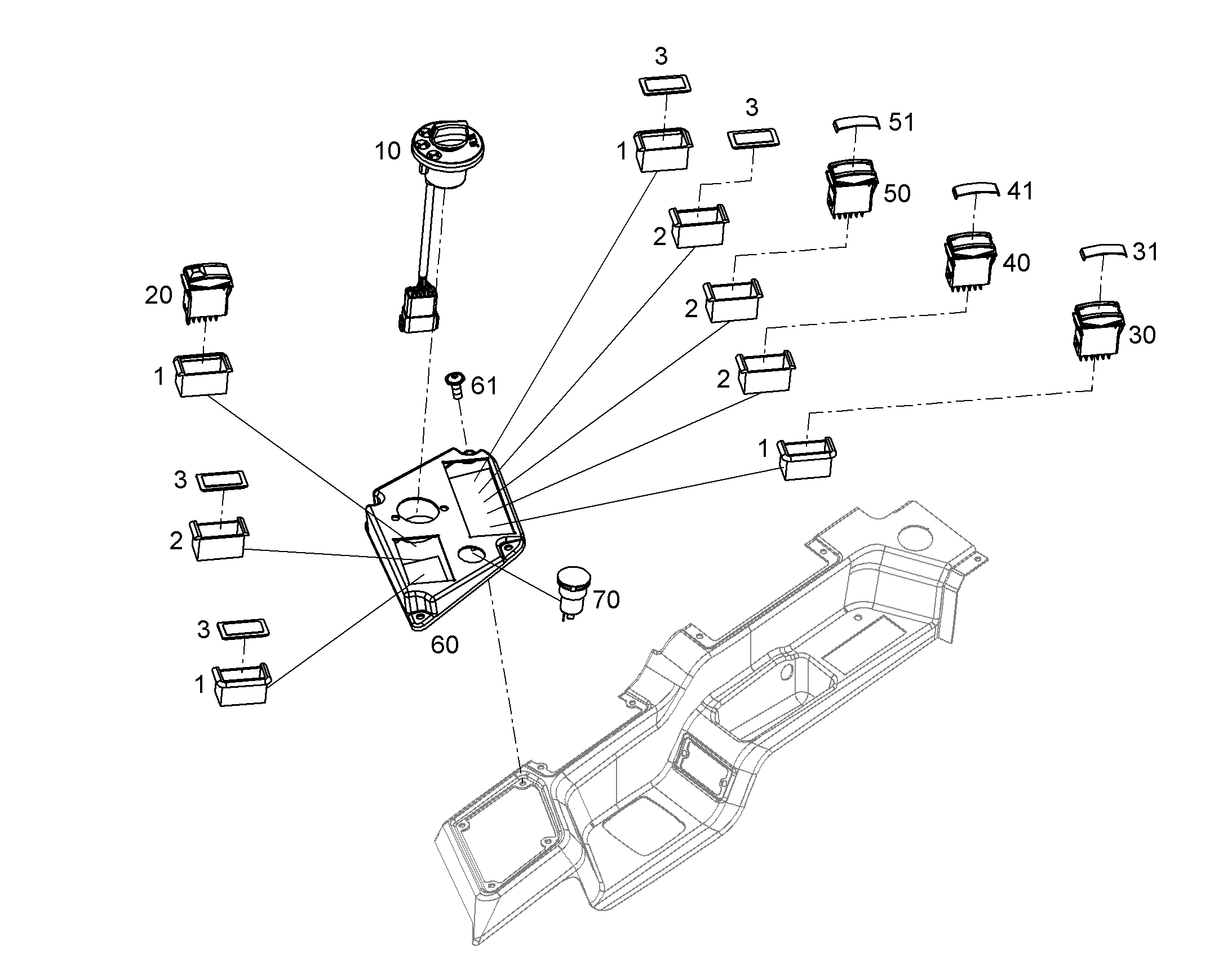 КЛАВИША 12246157 LIEBHERR