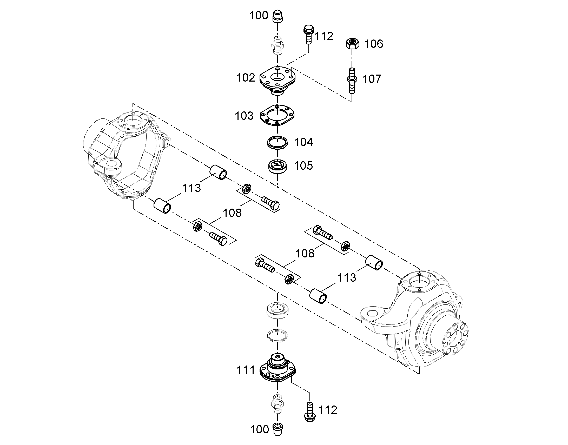 ПРОМЕЖУТОЧНОЕ КОЛЬЦО 12252026 LIEBHERR