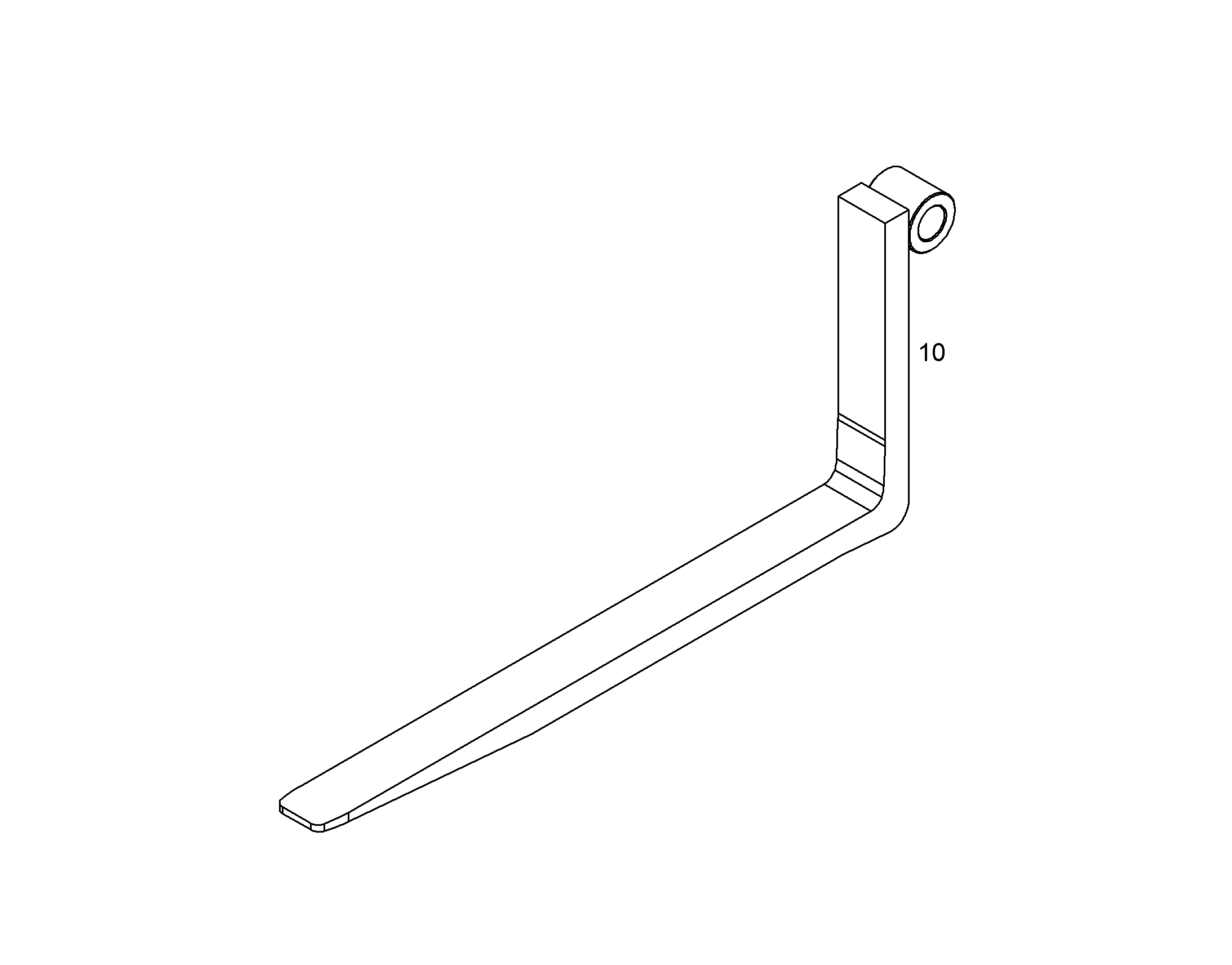 ЗУБЕЦ ВИЛКИ 1200X60X150 12263503 LIEBHERR