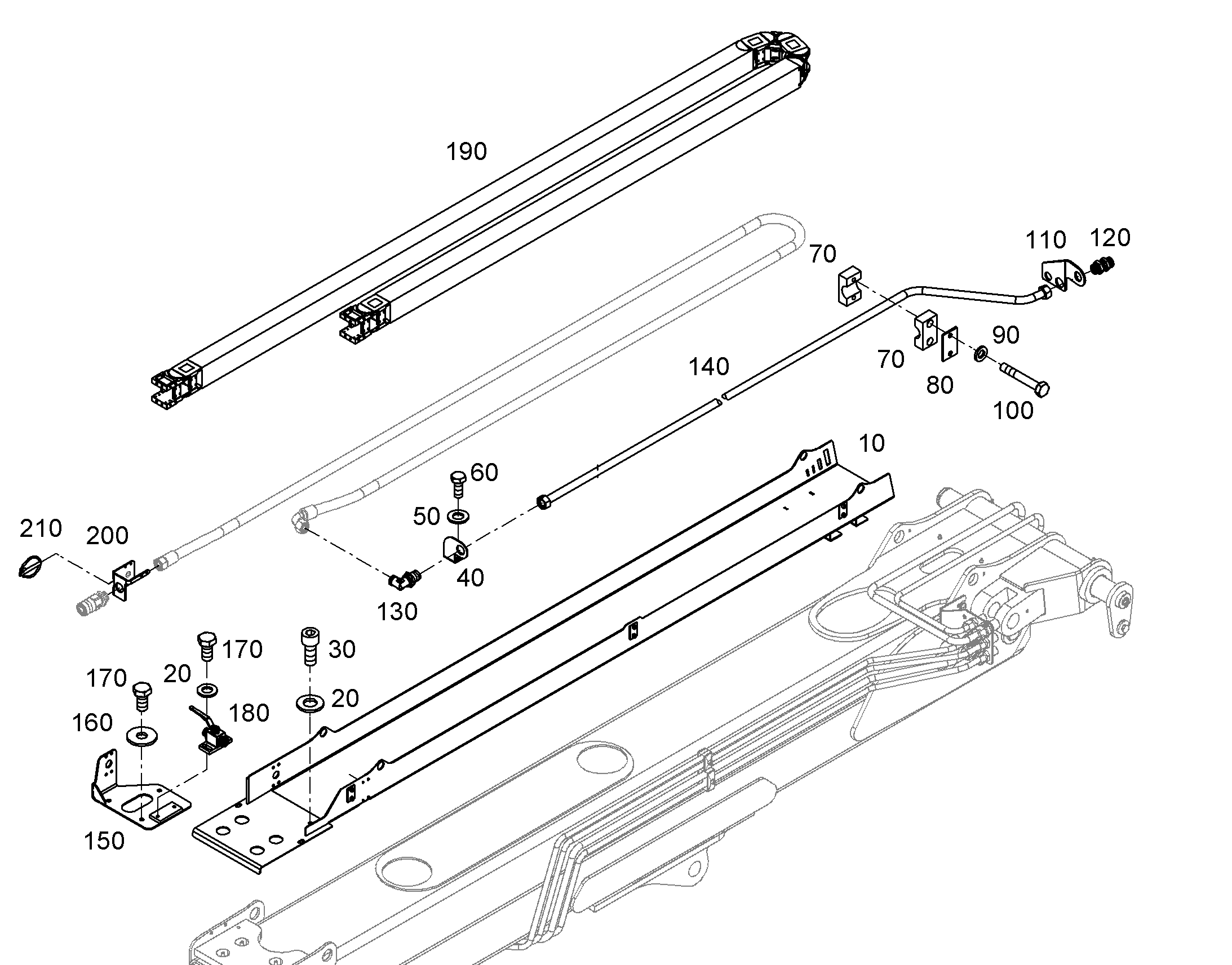 РАЗДЕЛИТЕЛЬНЫЙ ЛИСТ 12881320 LIEBHERR