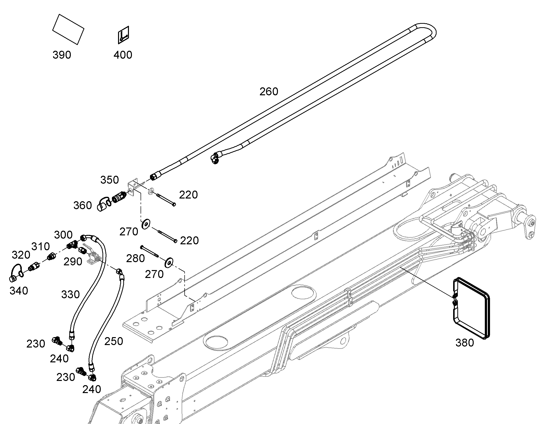 ТАБЛИЧКА UNFALLVERHUETUNG 120mmX60mm 12984423 LIEBHERR