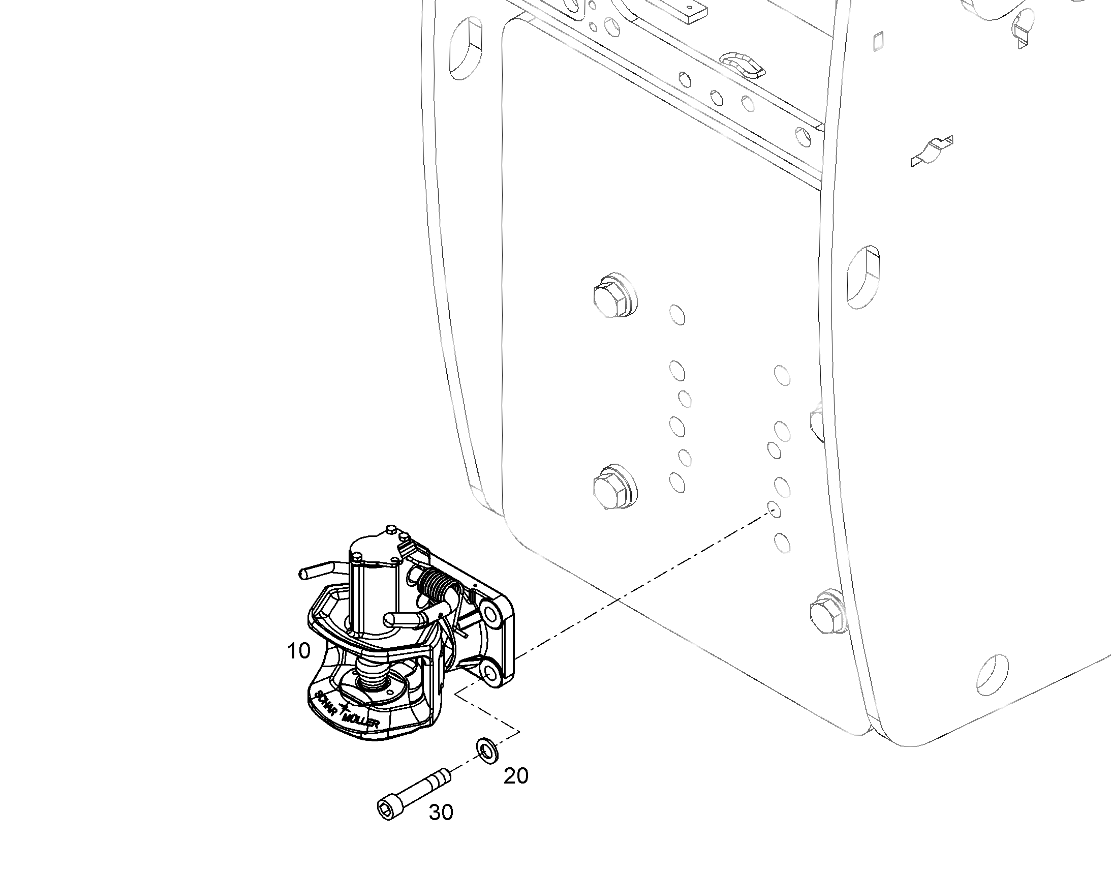 СЦЕПНОЕ УСТРОЙСТВО 11841370 LIEBHERR