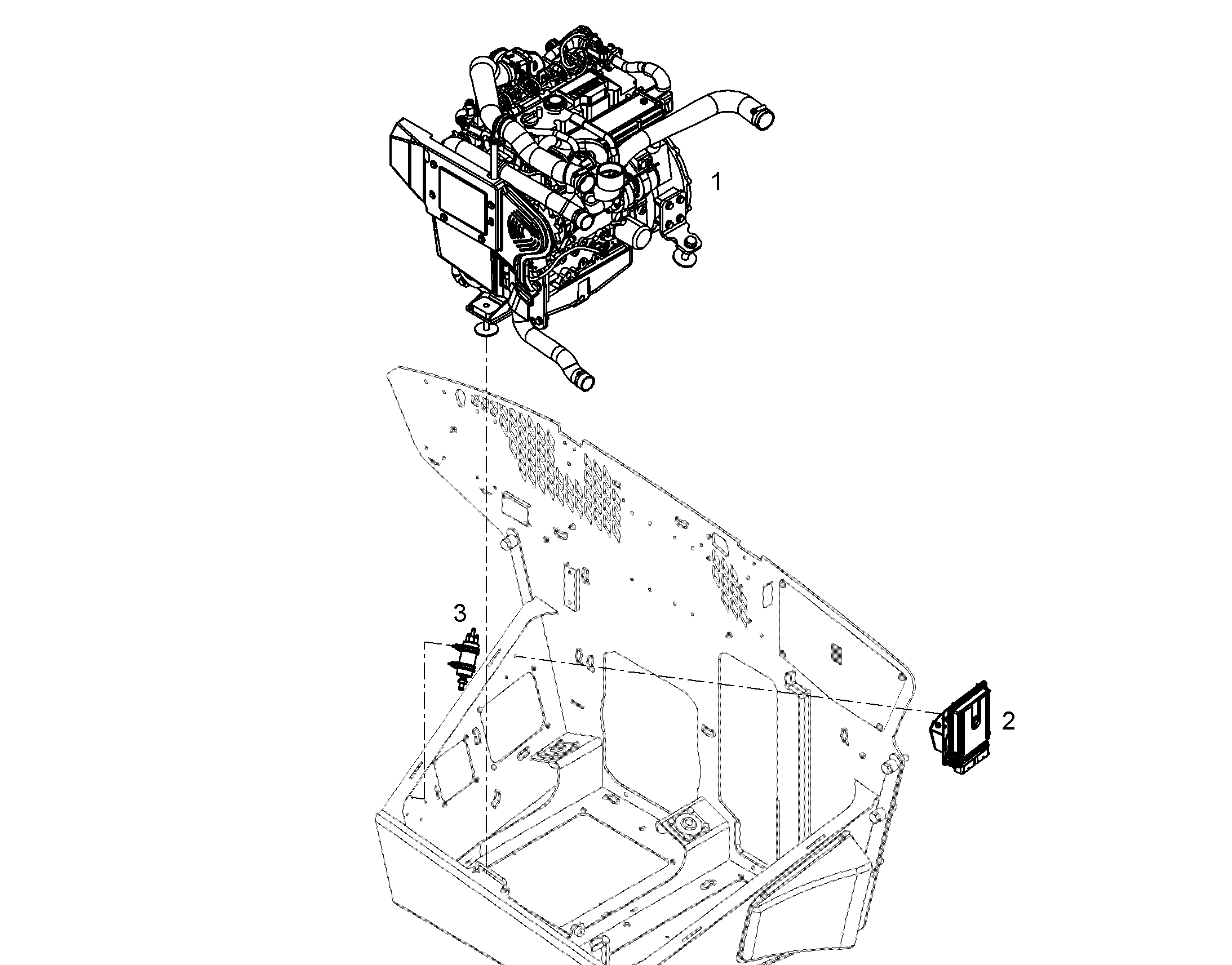 МОНТАЖ ДВИГАТЕЛЯ 12947257 LIEBHERR