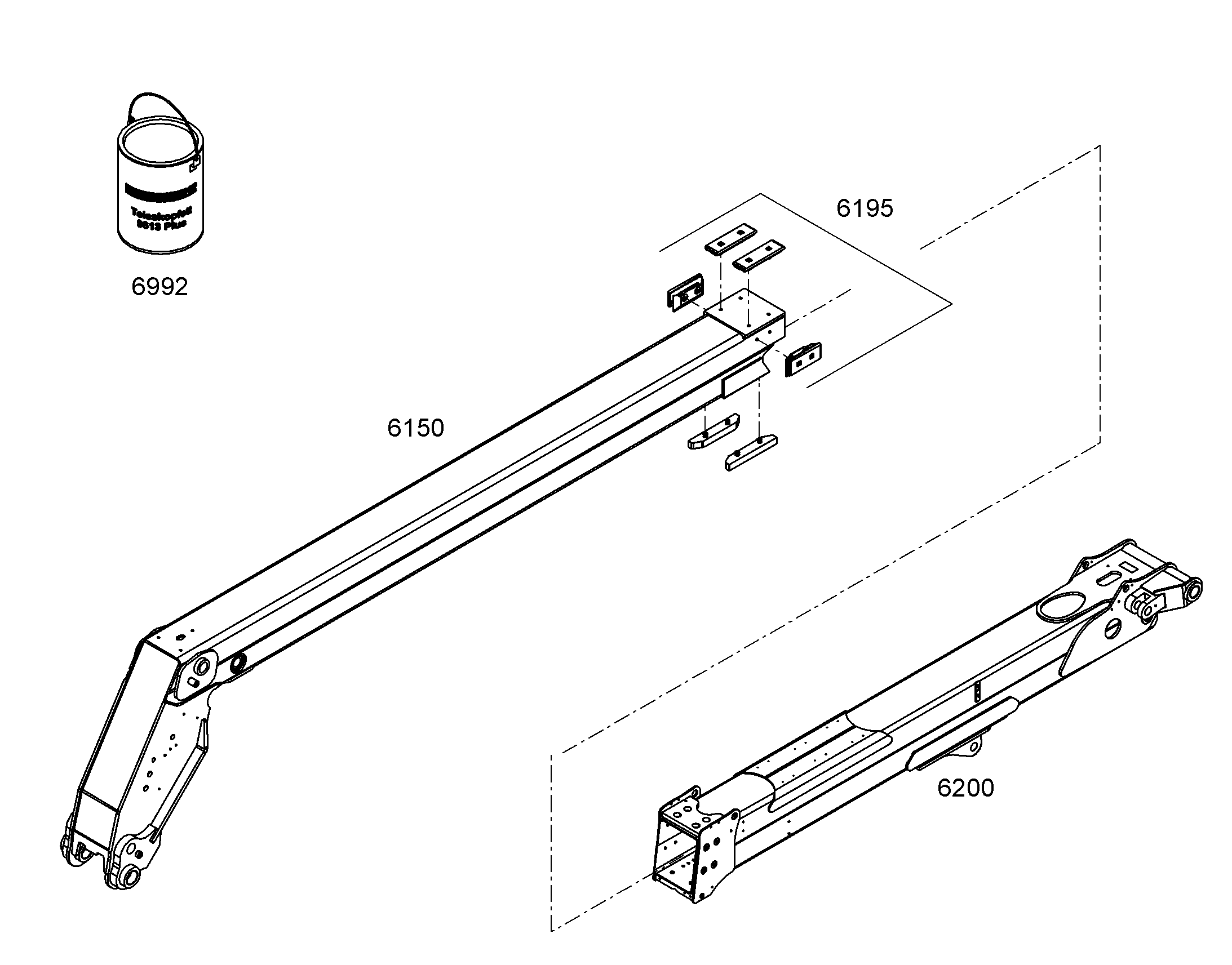 ТЕЛЕСКОП 1 12894414 LIEBHERR