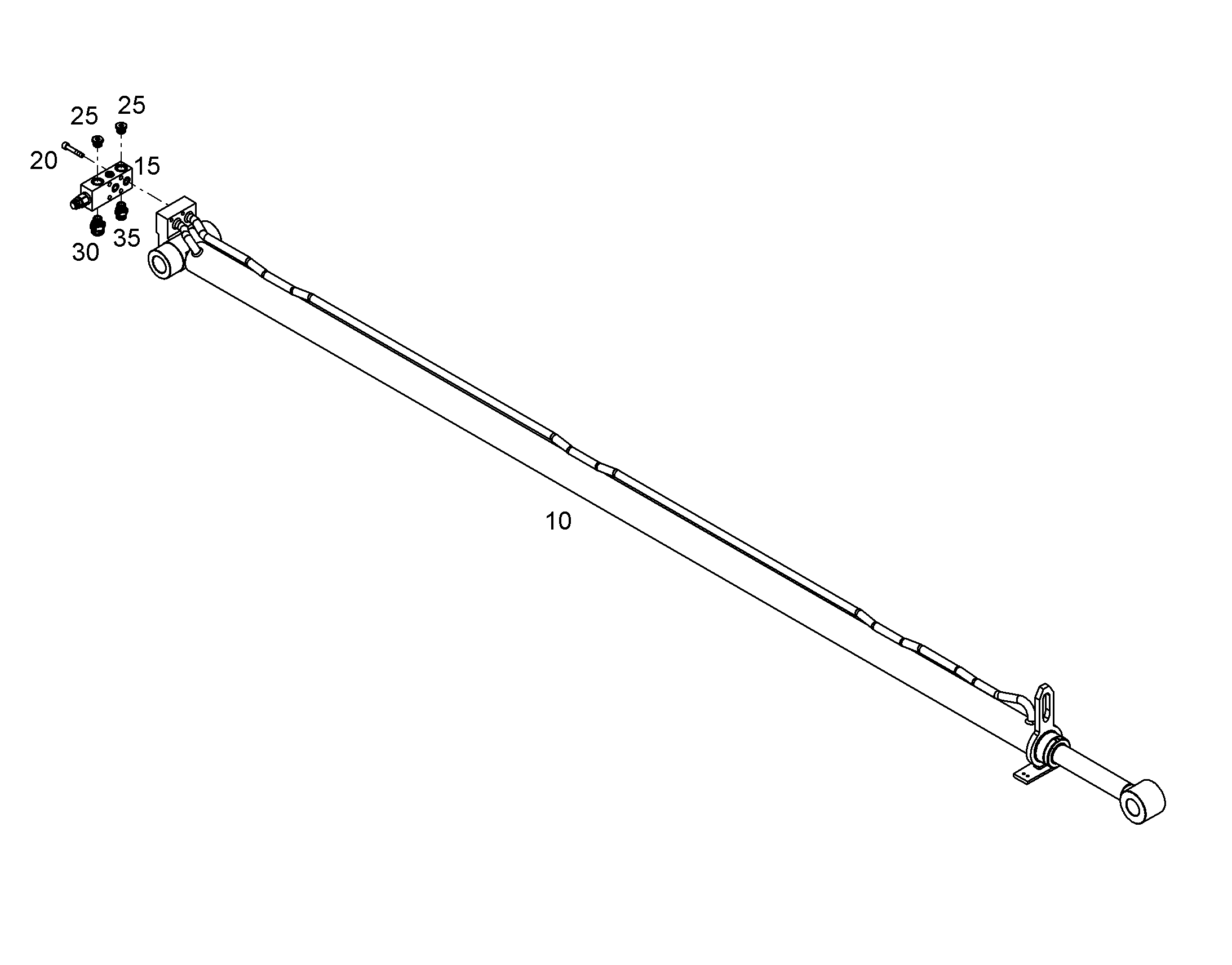 ГИДРОЦИЛИНДР 12252917 LIEBHERR
