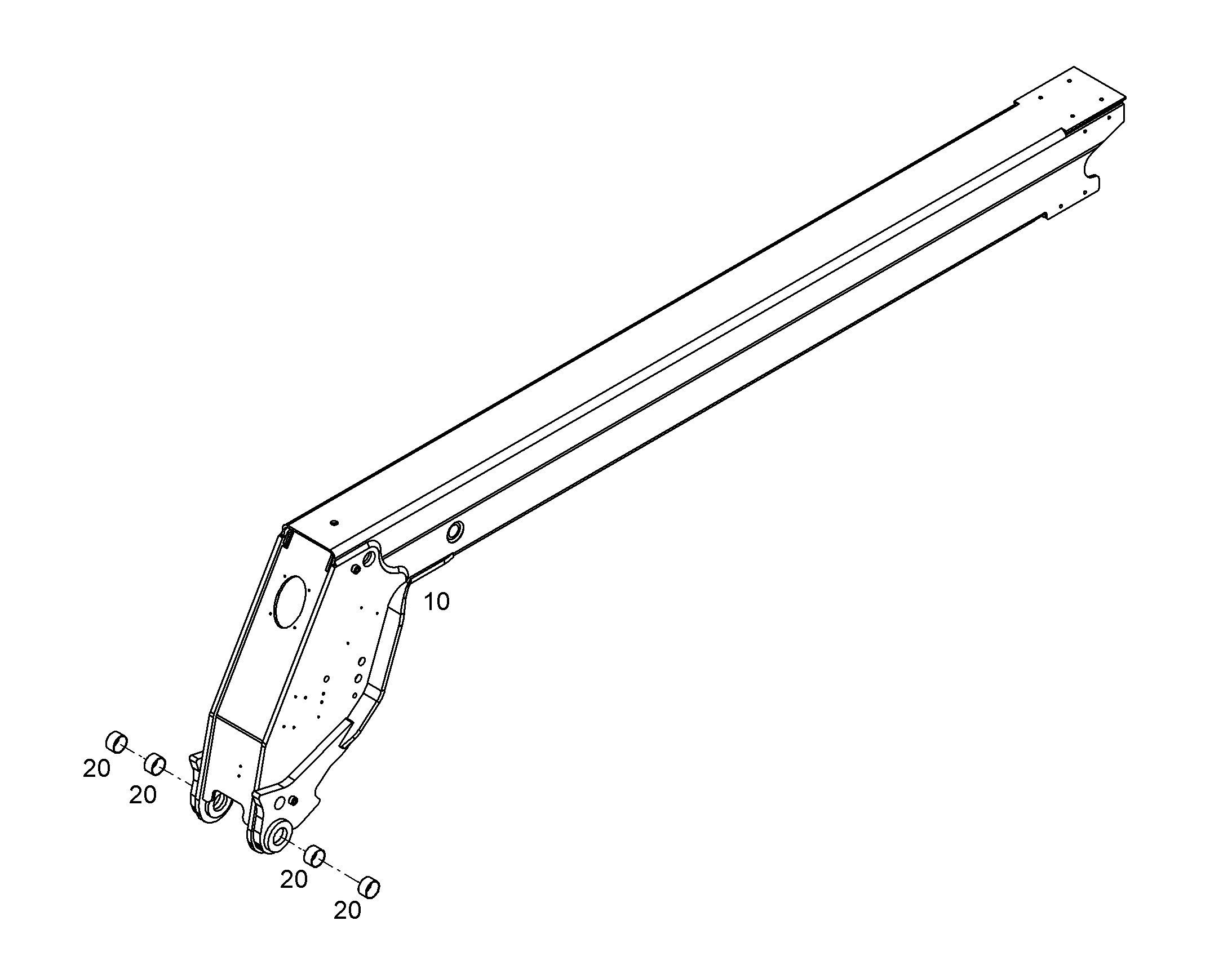 ТЕЛЕСКОПИЧЕСКИЙ ЭЛЕМЕНТ 11447290 LIEBHERR