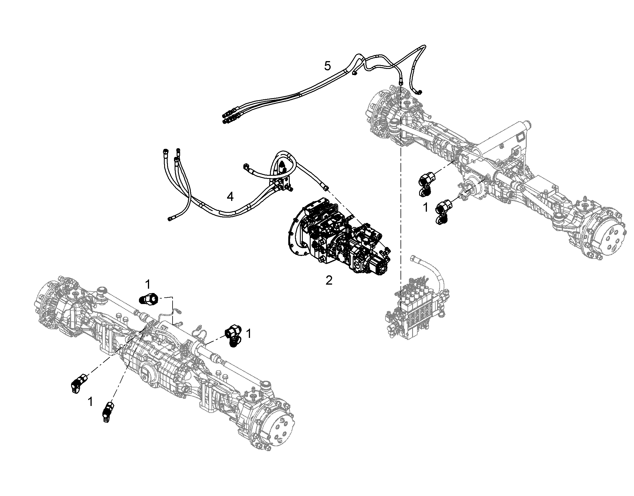 ИЗМЕРИТЕЛЬНЫЕ ПОДКЛЮЧЕНИЯ 12980800 LIEBHERR