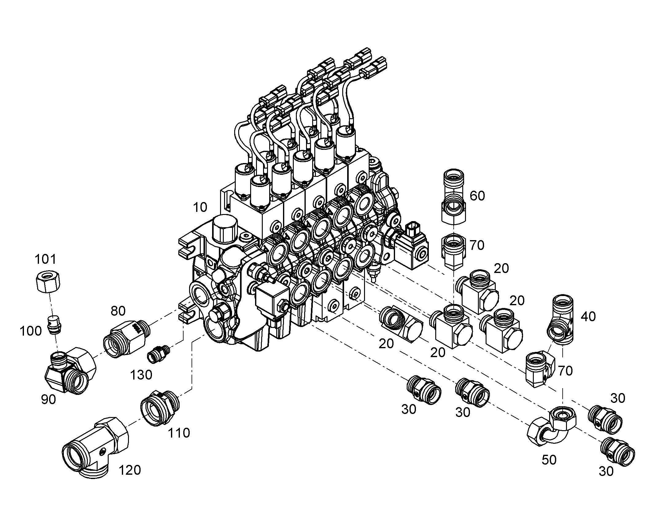 БЛОК УПРАВЛЕНИЯ PROPORTIONAL 12256475 LIEBHERR