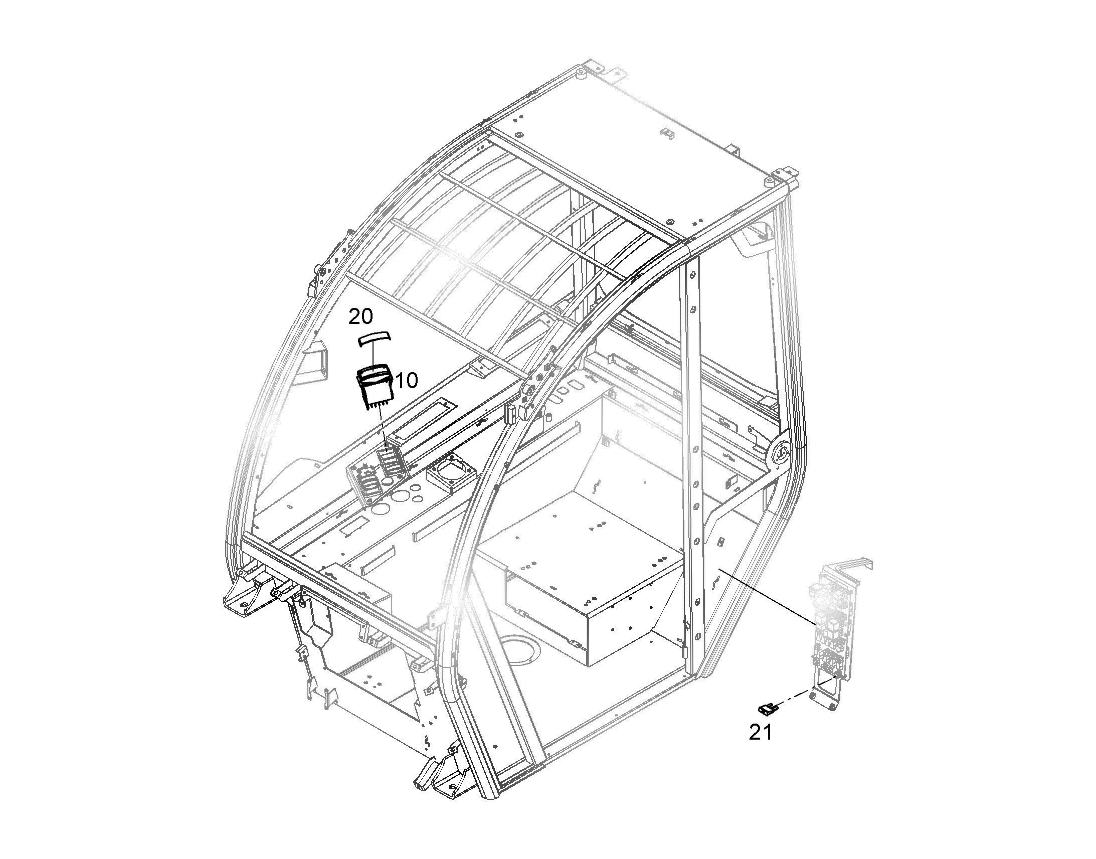 ВСТАВКА С СИМВОЛОМ 15mmX44mm 12259051 LIEBHERR