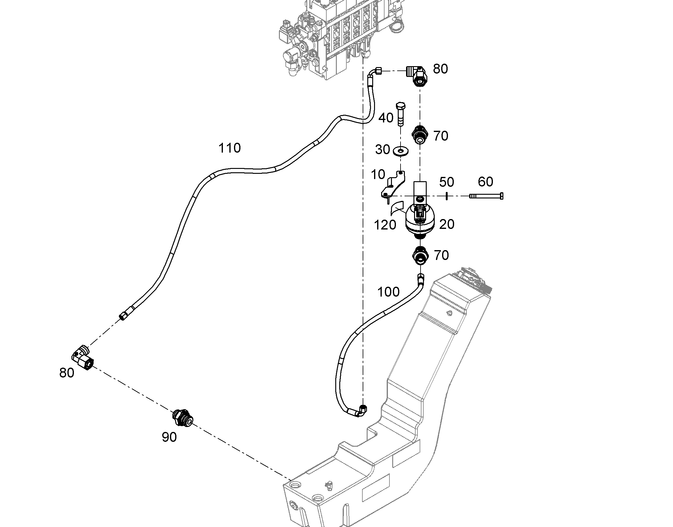 КРЕПЕЖ 12580531 LIEBHERR