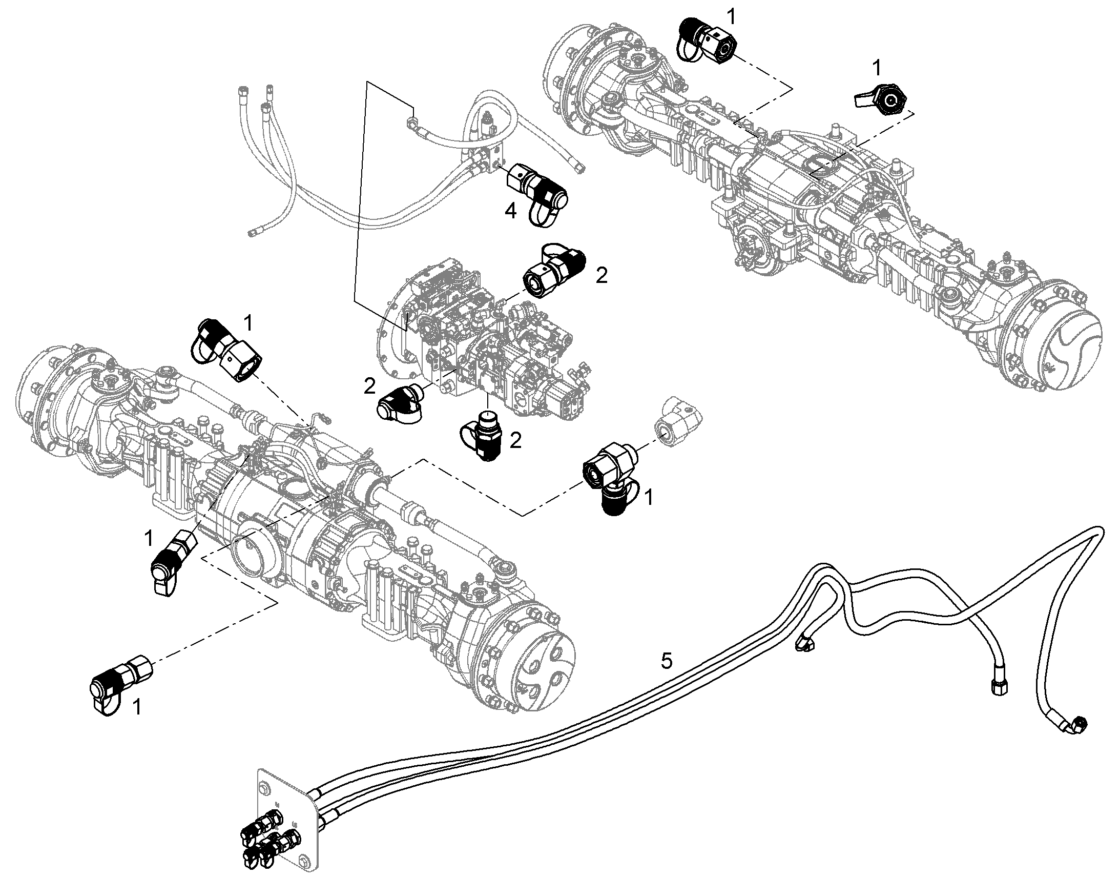 ИЗМЕРИТЕЛЬНЫЕ ПОДКЛЮЧЕНИЯ 13423324 LIEBHERR