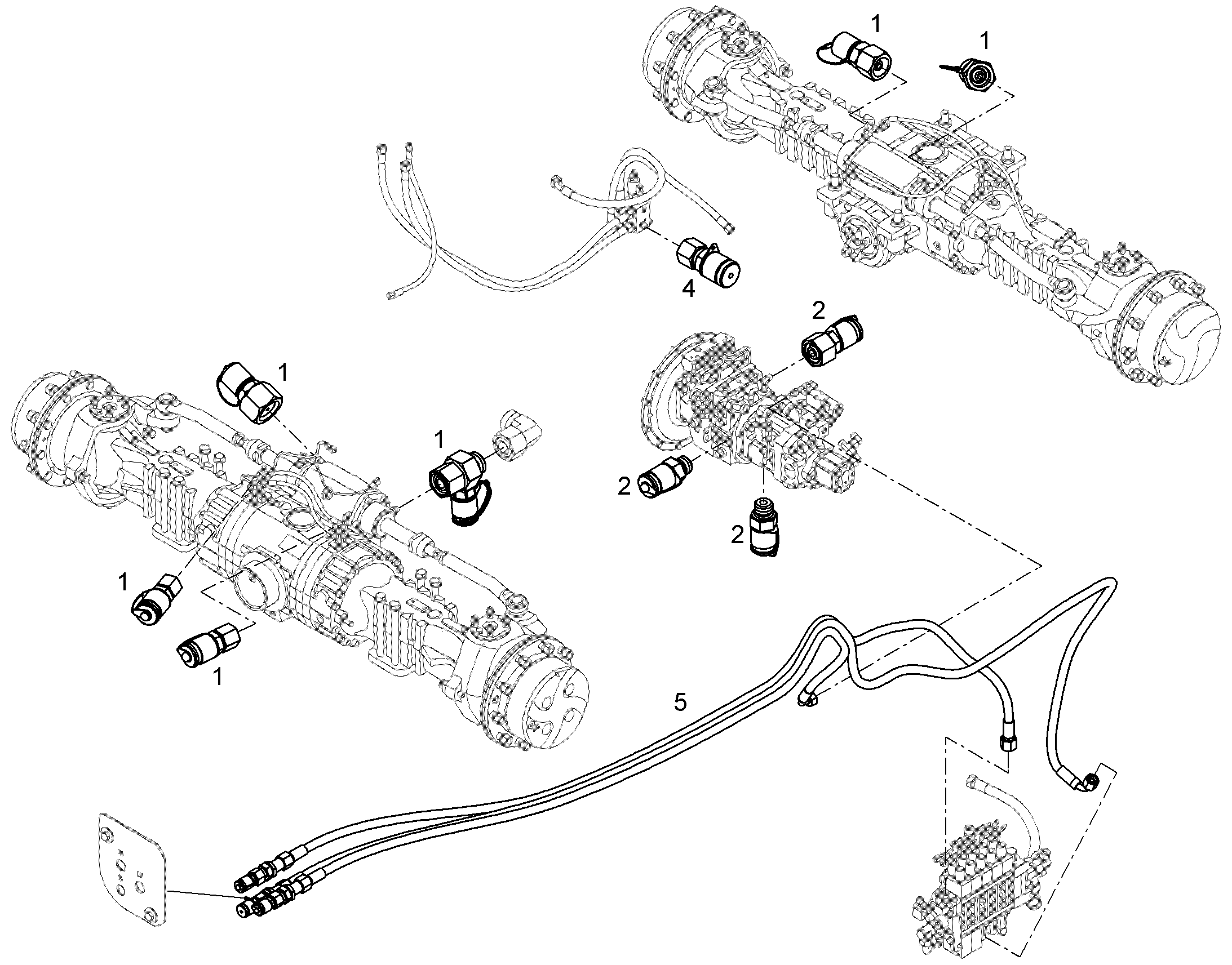 ИЗМЕРИТЕЛЬНЫЕ ПОДКЛЮЧЕНИЯ 13416165 LIEBHERR