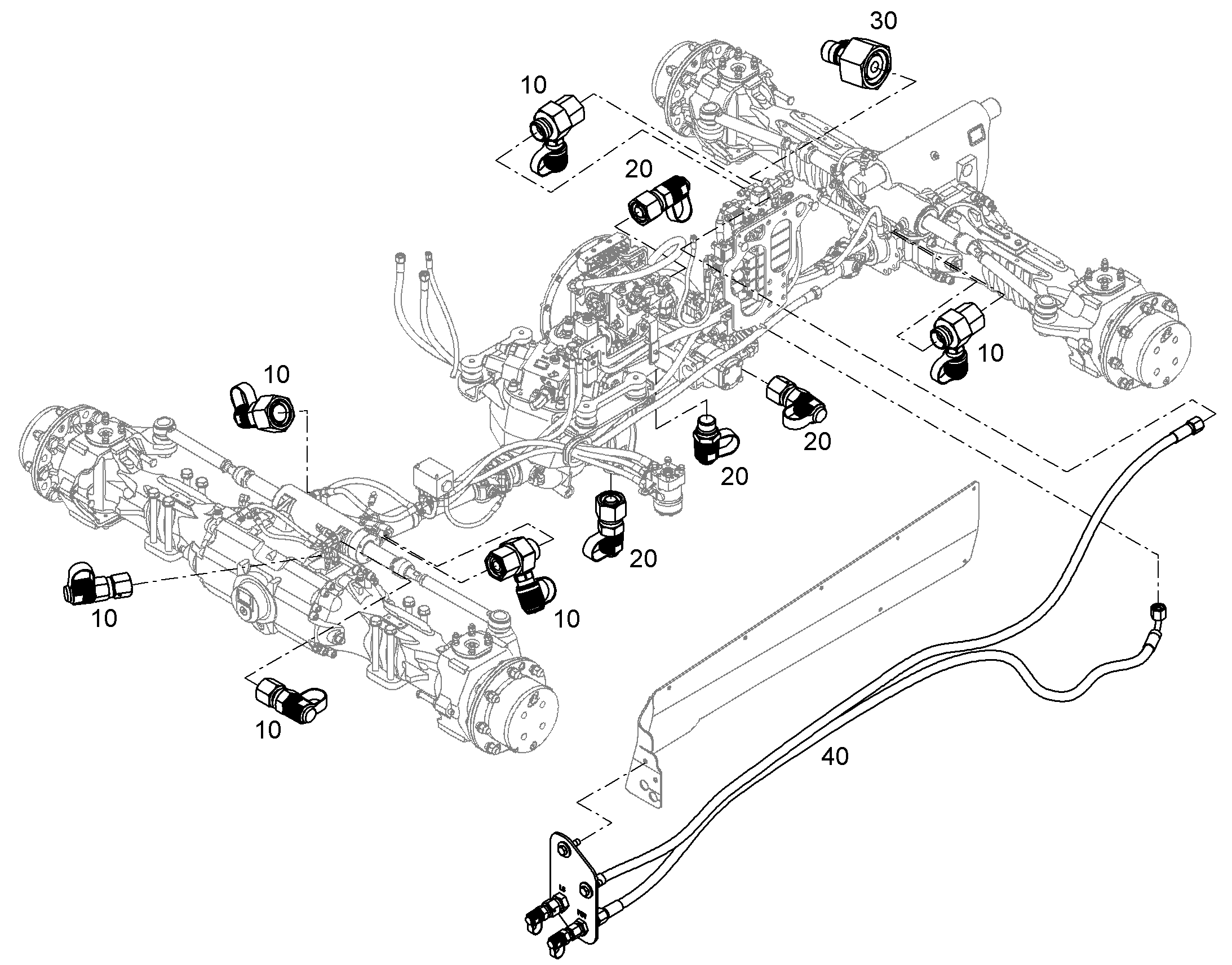 ИЗМЕРИТЕЛЬНЫЕ ПОДКЛЮЧЕНИЯ 13409553 LIEBHERR