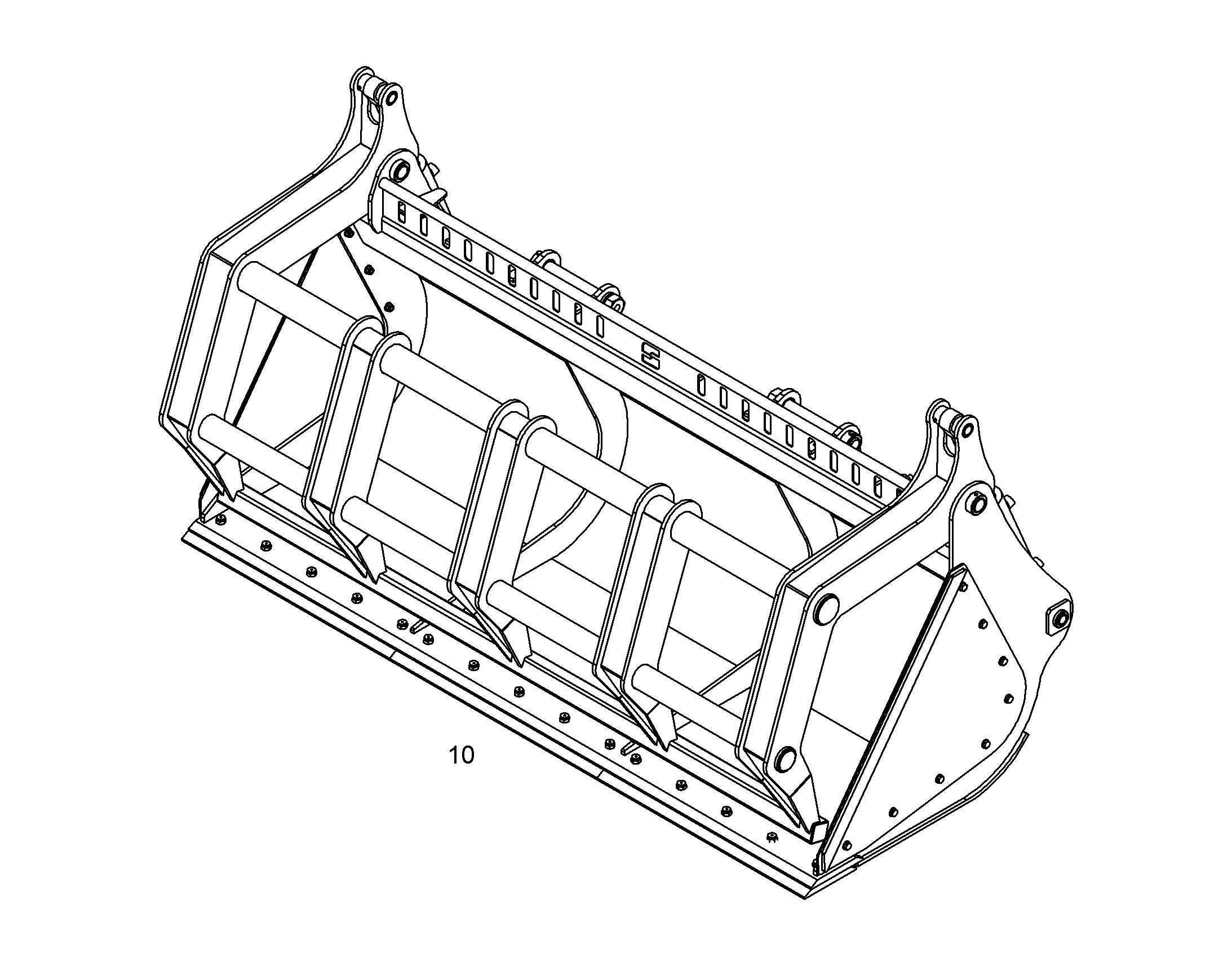 ПРИЖИМНОЙ КОВШ 2500mm 2,2m³ 12265562 LIEBHERR