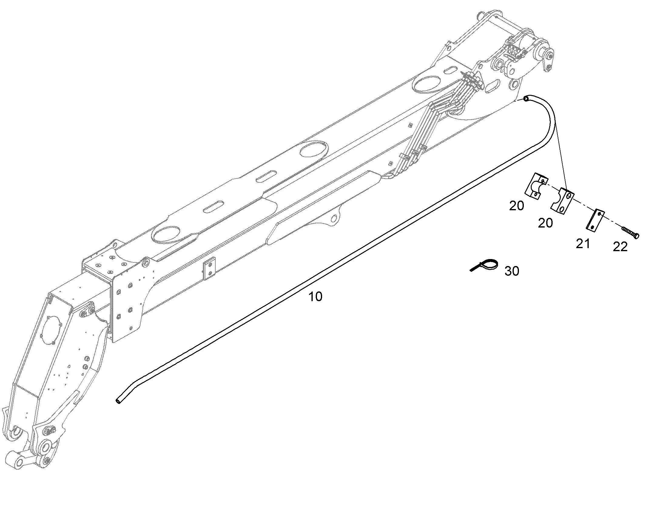 ШЛАНГ ГИДРАВЛИЧЕСКИЙ 510511508 LIEBHERR