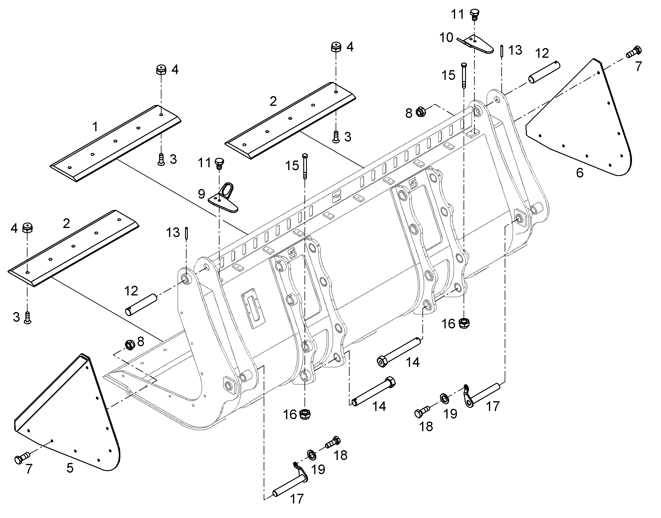 БОКОВАЯ ДЕТАЛЬ 12279693 LIEBHERR