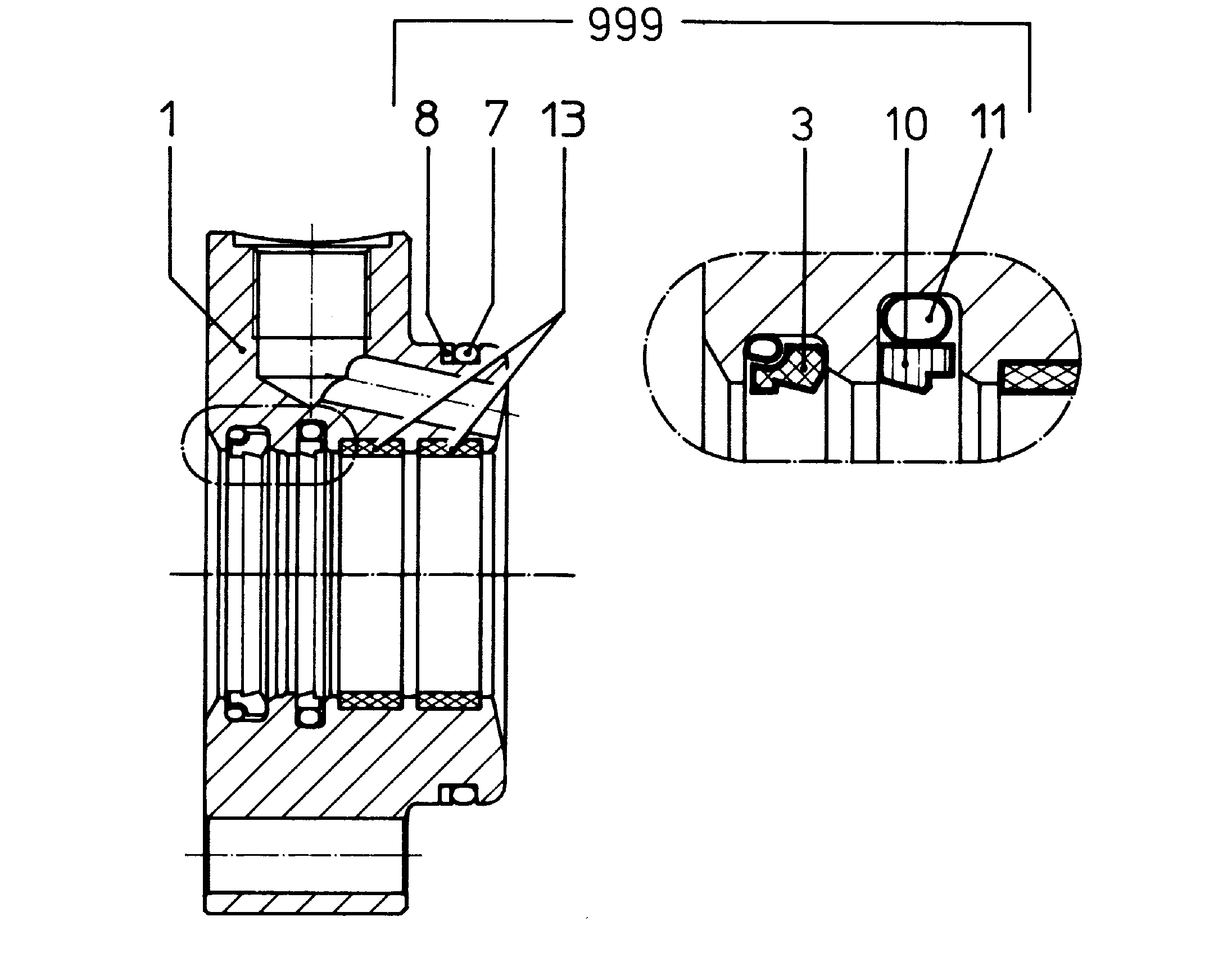 МАСЛОСЪЕМНОЕ КОЛЬЦО 36X44,8X6,3 12269480 LIEBHERR