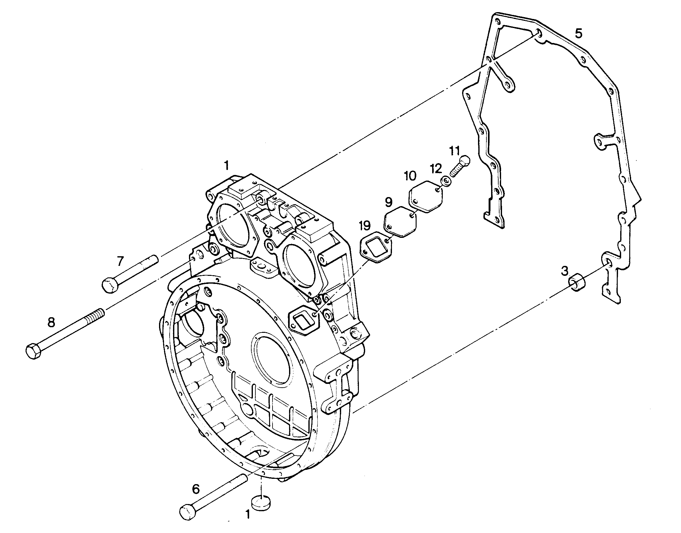 БОЛТ С ШЕСТИГРАННОЙ ГОЛОВКОЙ ISO 4014 M12X60 10.9 A3C 4000975 LIEBHERR
