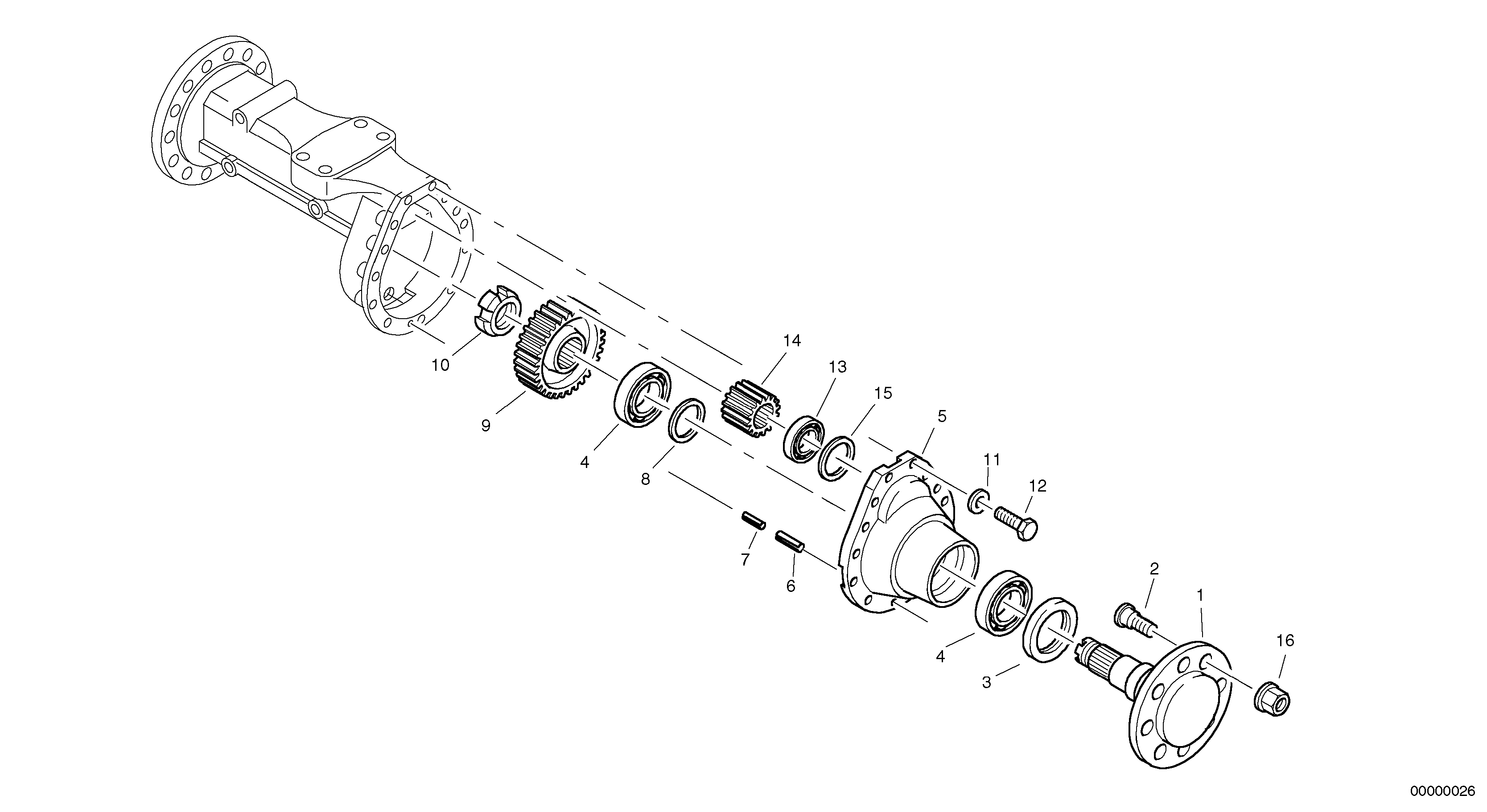 Mounting rail RM/VOE978933 VOLVO