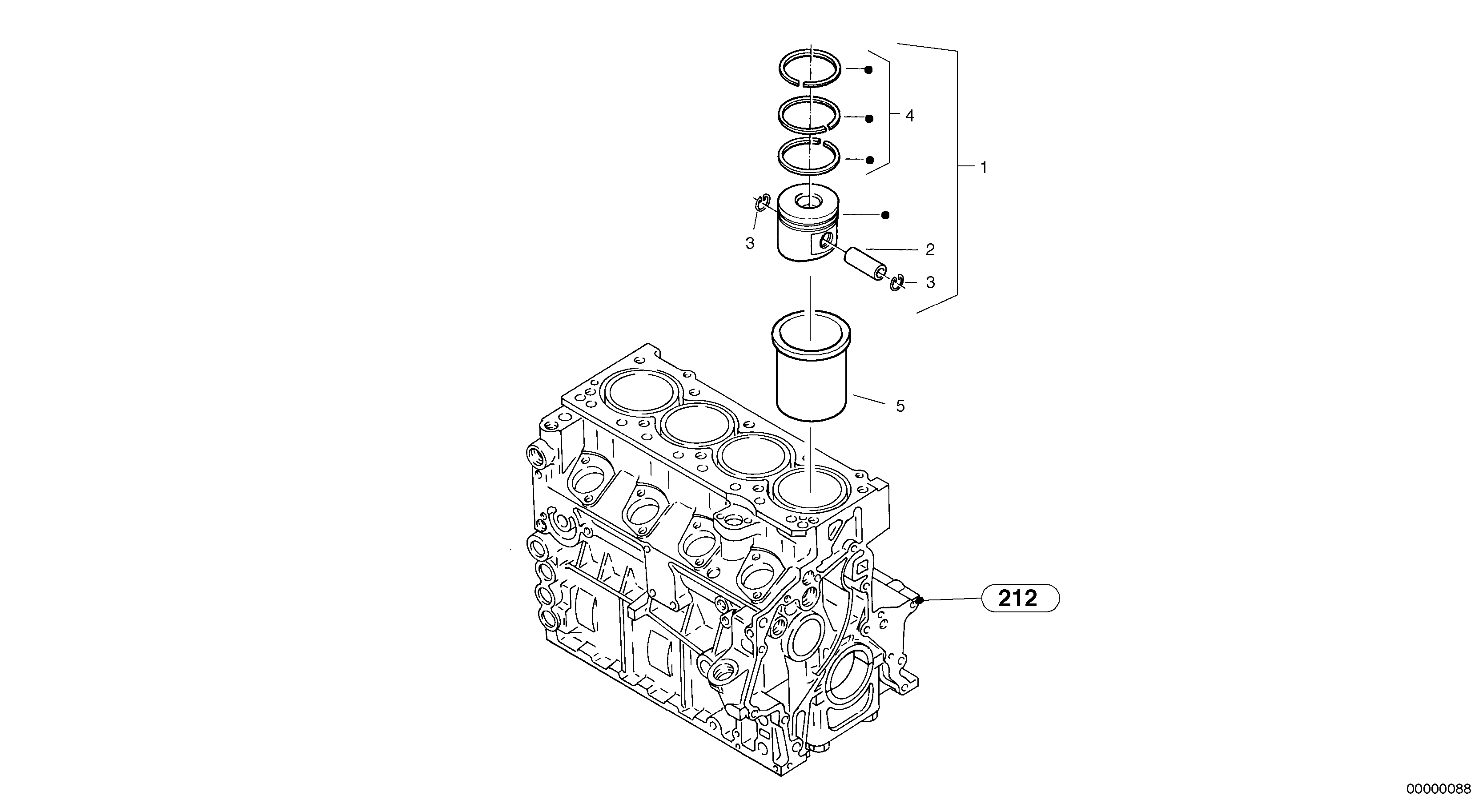 Piston Ring Kit ZM2905353 VOLVO
