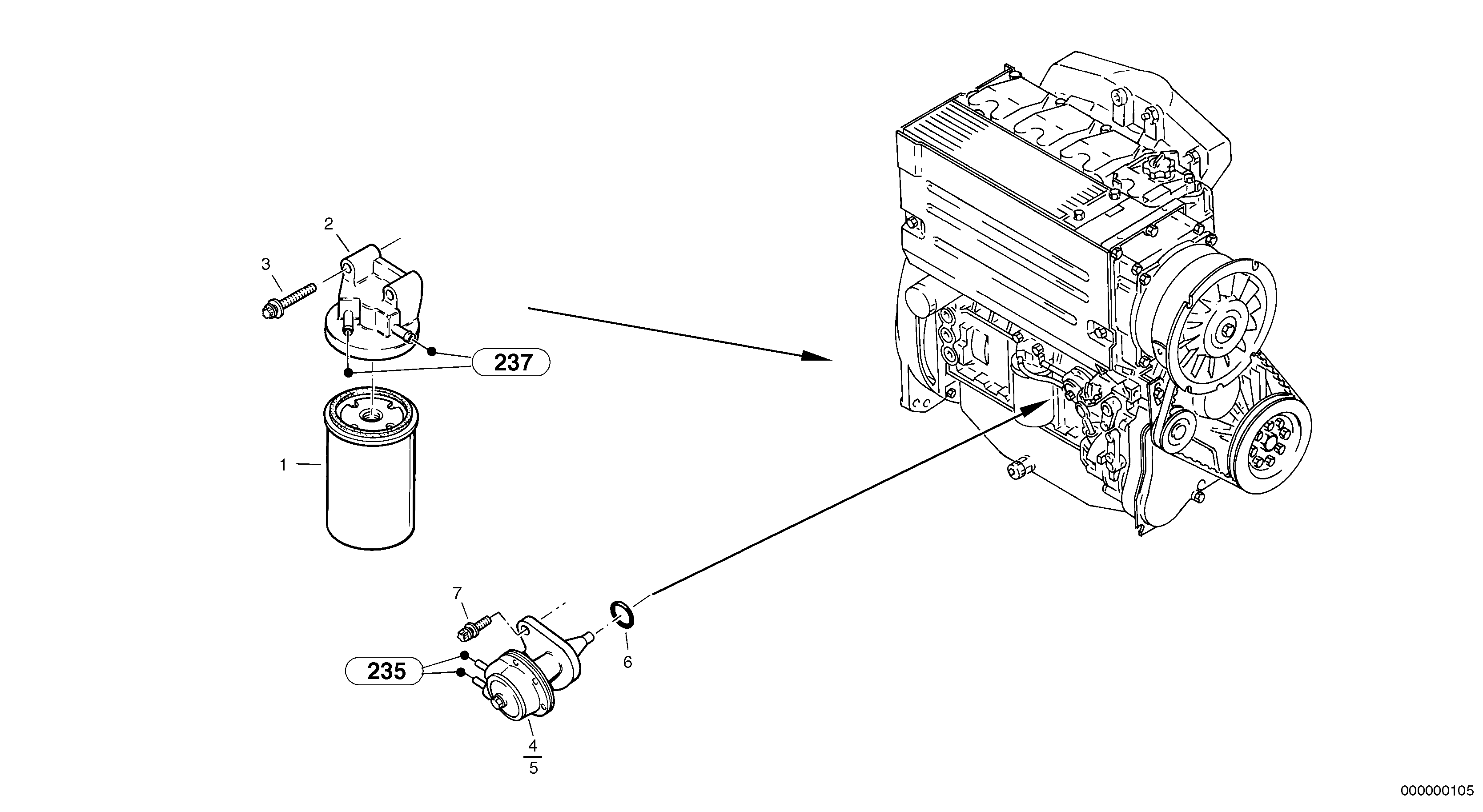 For upper engine part ZM2908512 VOLVO