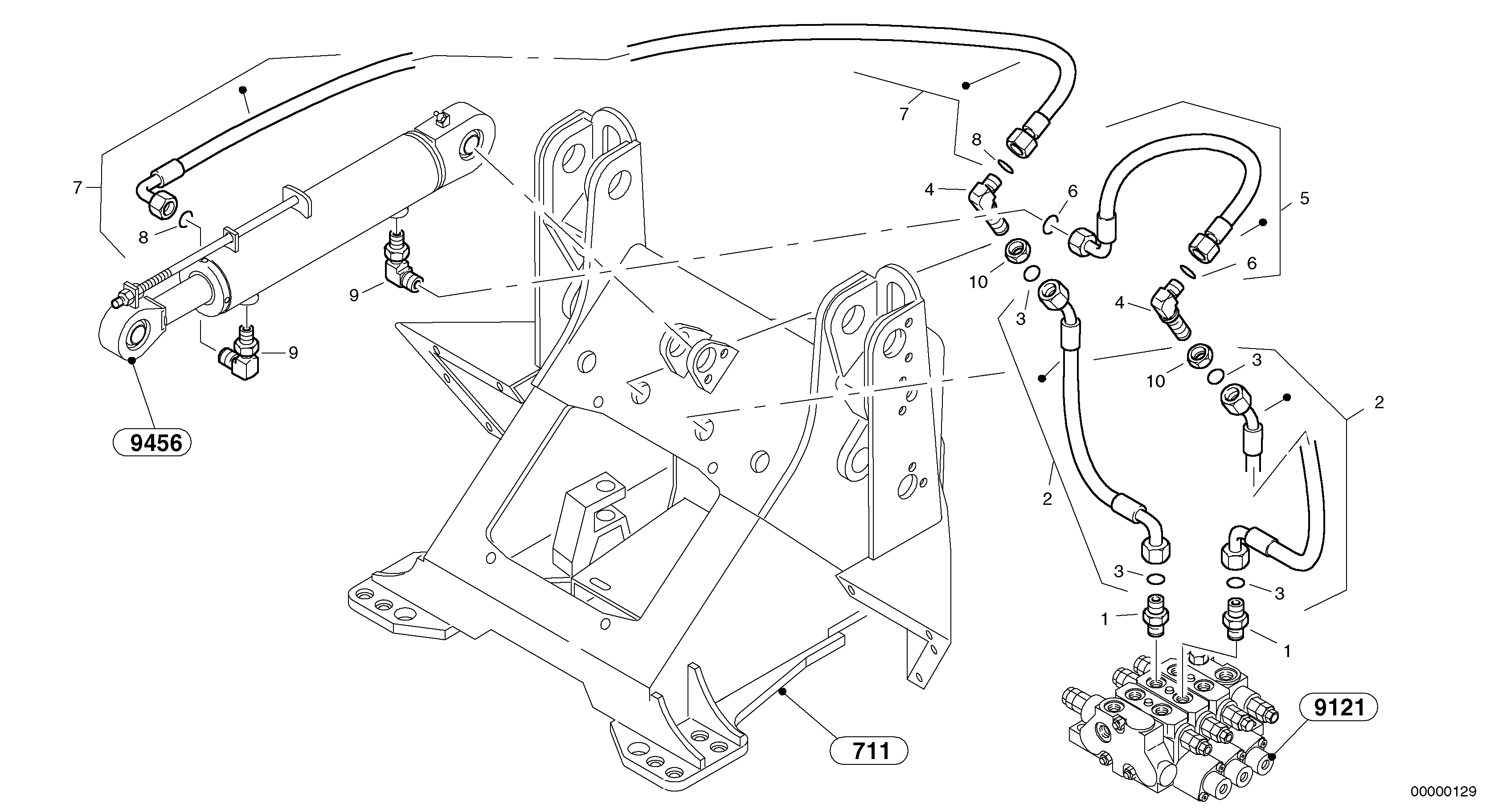 Timing gear casing VOE11306497 VOLVO